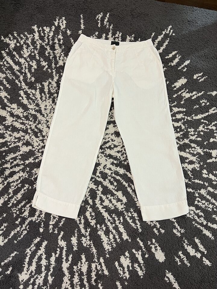 OSKA Oska Pants Linen White Size 4 Size 32" / US 10 / IT 46 - 2 Thumbnail