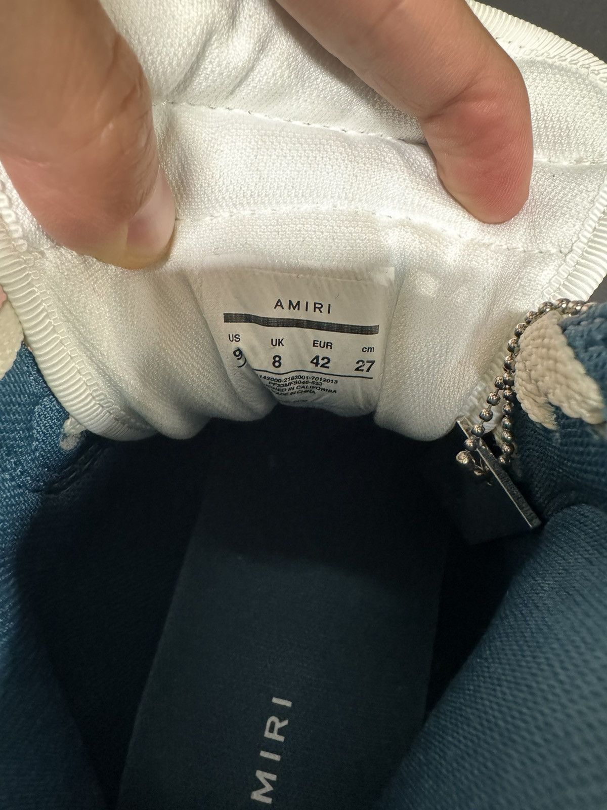 Amiri Amiri Skeleton High Top Sneaker NEW 790$ Size US 9 / EU 42 - 9 Thumbnail