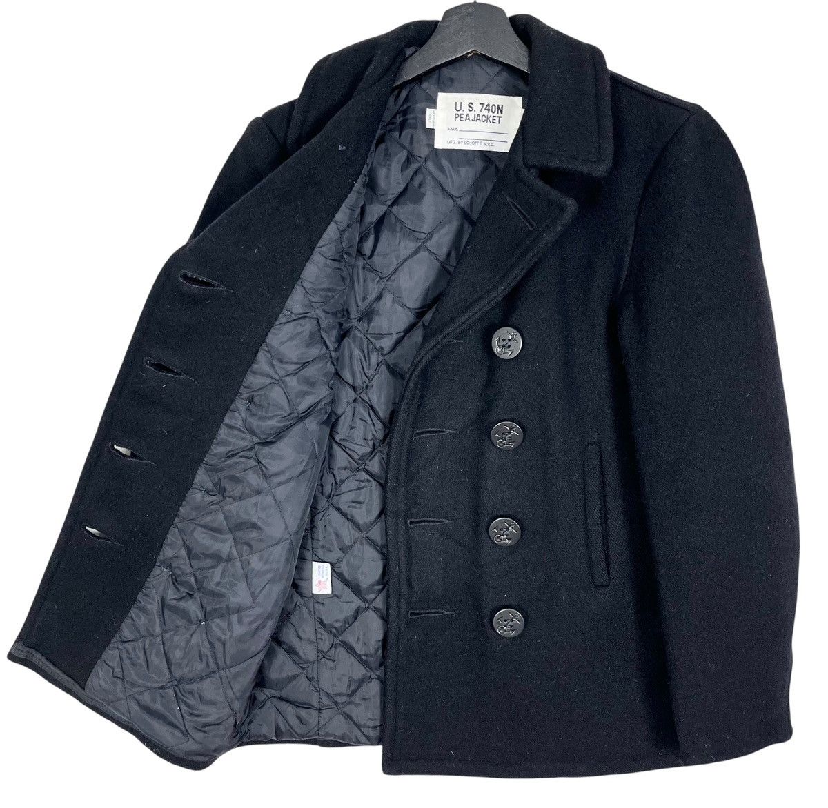 Schott MFG Schott US740N Pea Jacket Size US S / EU 44-46 / 1 - 6 Thumbnail