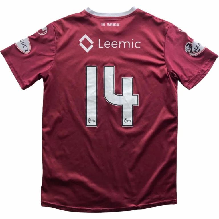 Other Stenhousemuir 2019-20 Uhlsport home #14 football jersey L Size US L / EU 52-54 / 3 - 2 Thumbnail
