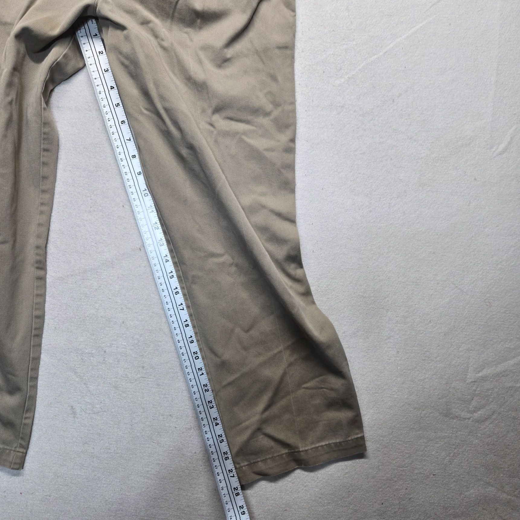 Dockers DOCKERS Signature Khaki Pants Adult Men 36 W 30 L Gray Straight Flat Front Classic Fit Casual Workwear 36 Mens Size US 36 / EU 52 - 6 Thumbnail