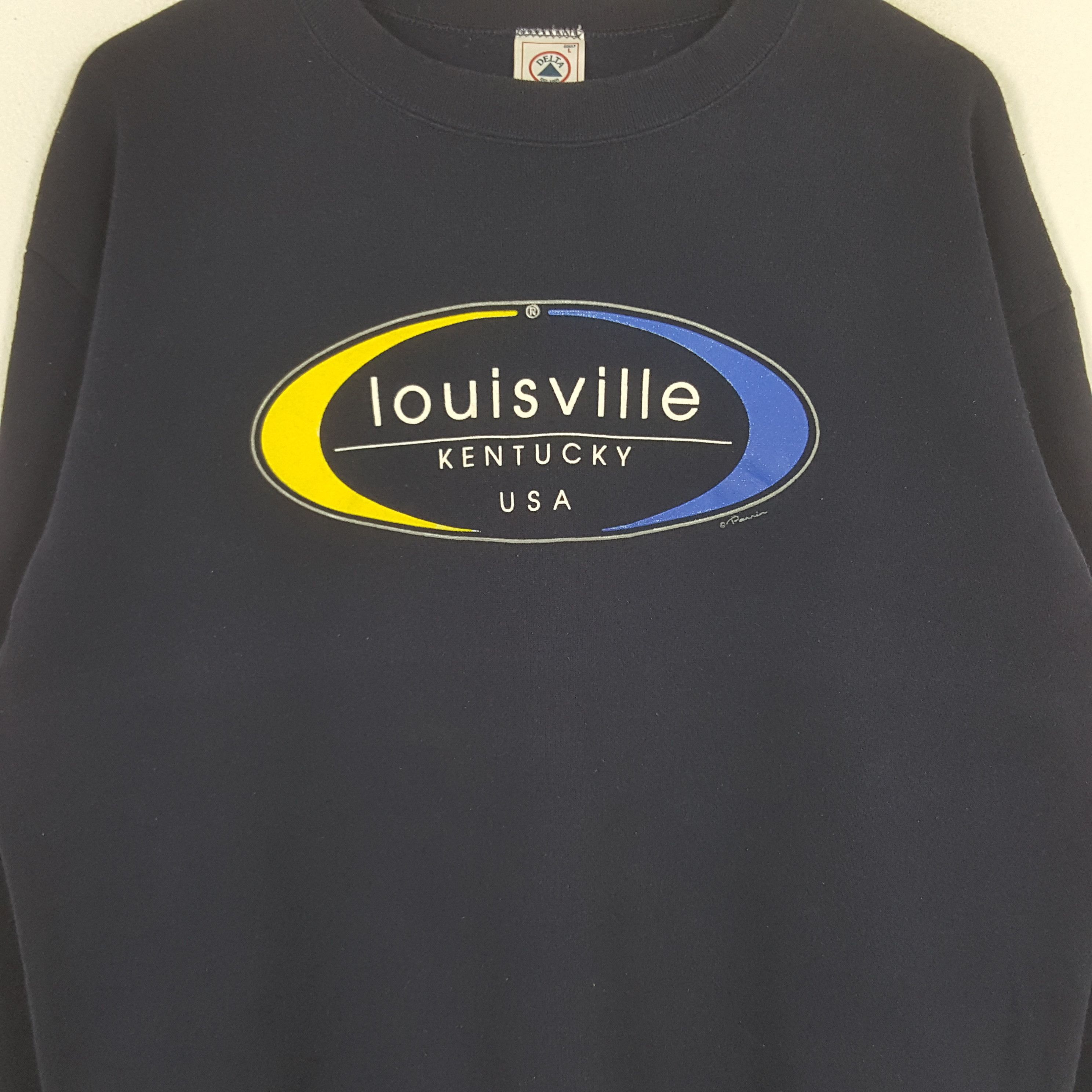 Louisville Slugger × Vintage Vintage Louisville Kentucky USA Promo Sweatshirt C286N5 Size US L / EU 52-54 / 3 - 2 Thumbnail