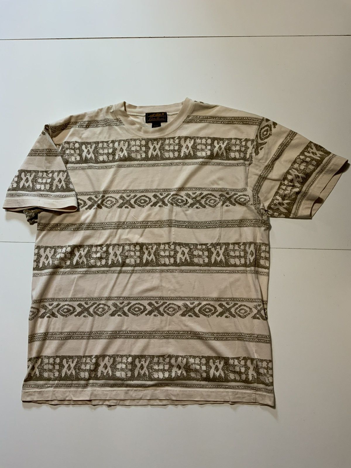 Eddie Bauer Vintage Eddie Bauer Tribal Southwestern Stripe Pocket Shirt Size US XL / EU 56 / 4 - 1 Thumbnail