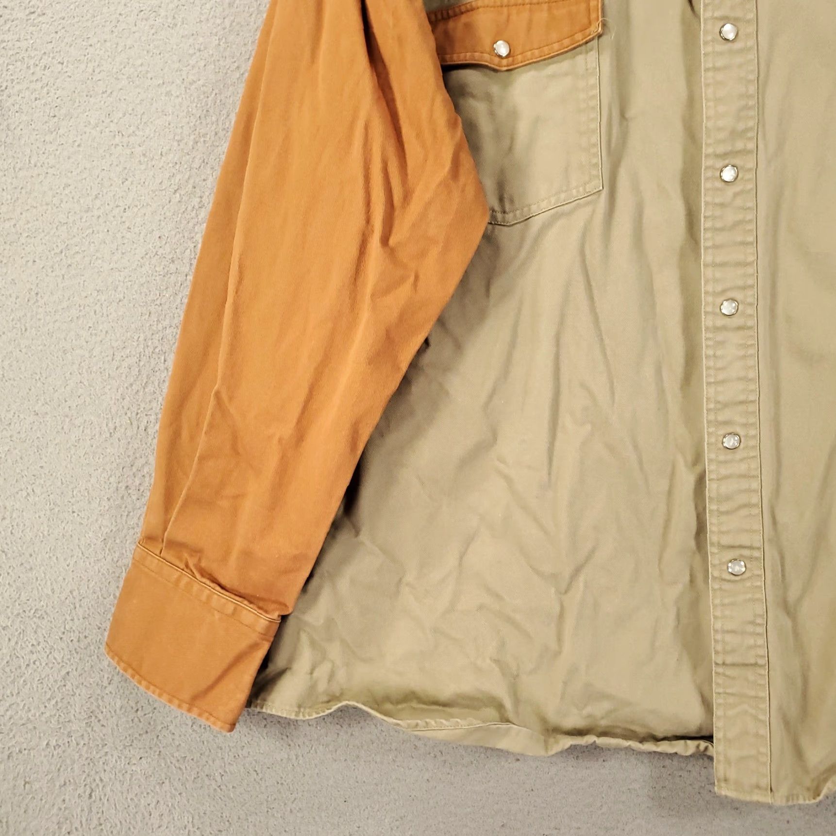 Carhartt Carhartt Shacket Shirt Mens 4XL Canvas Heavyweight Twill Pearl Snap Ironwood Size US XXL / EU 58 / 5 - 7 Thumbnail