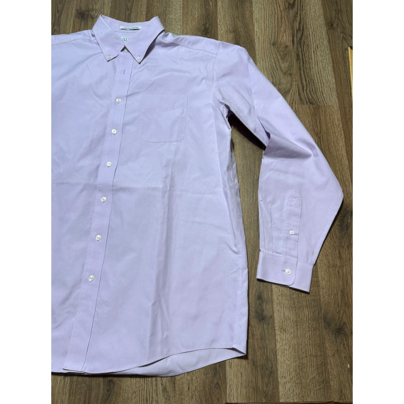 Vintage L.L.Bean Shirts Men's 16.5 Purple Long Sleeve Button-Up Wrinkle Resistant Casual Cotton Button-Down Collar Vintage: No Size US M / EU 48-50 / 2 - 3 Thumbnail