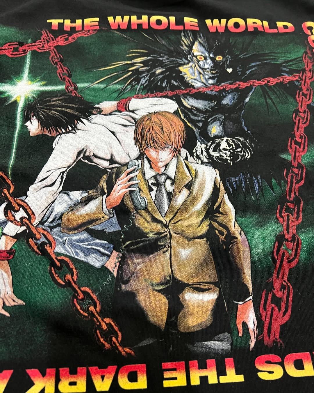 Japanese Brand Deathnote x Deftones Misa "Kira is The Law" Size US L / EU 52-54 / 3 - 4 Thumbnail