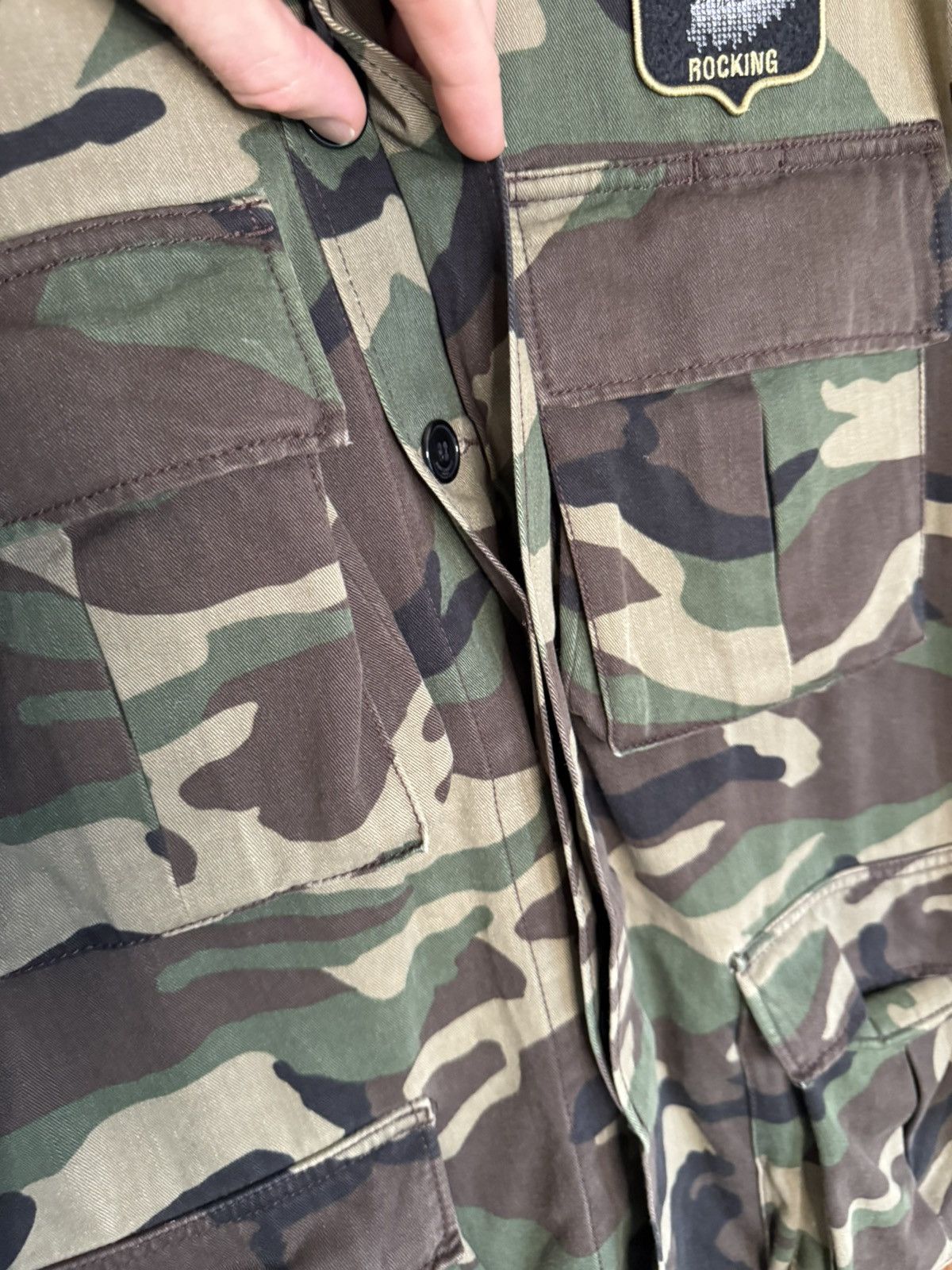 Saint Laurent Paris SS16 Saint Laurent camo yeah baby jacket Hedi Slimane L surf Size US L / EU 52-54 / 3 - 16 Thumbnail