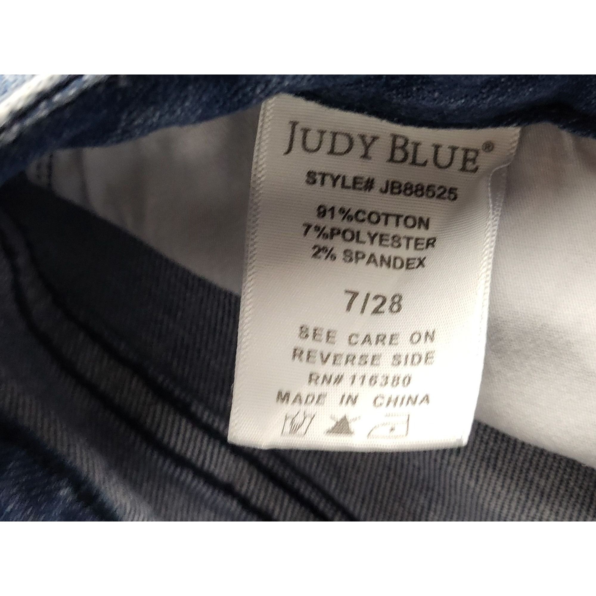 Judy Blue Judy Blue Los Angeles Jeans Women Sz 7/28 Skinny Fit Distres Size 28" / US 6 / IT 42 - 8 Thumbnail