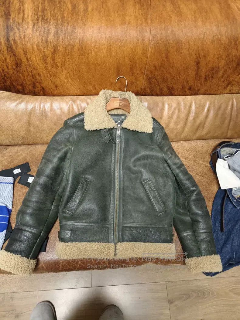 Schott Schott B3 Fur integrated men's leather jacket Size US M / EU 48-50 / 2 - 6 Thumbnail