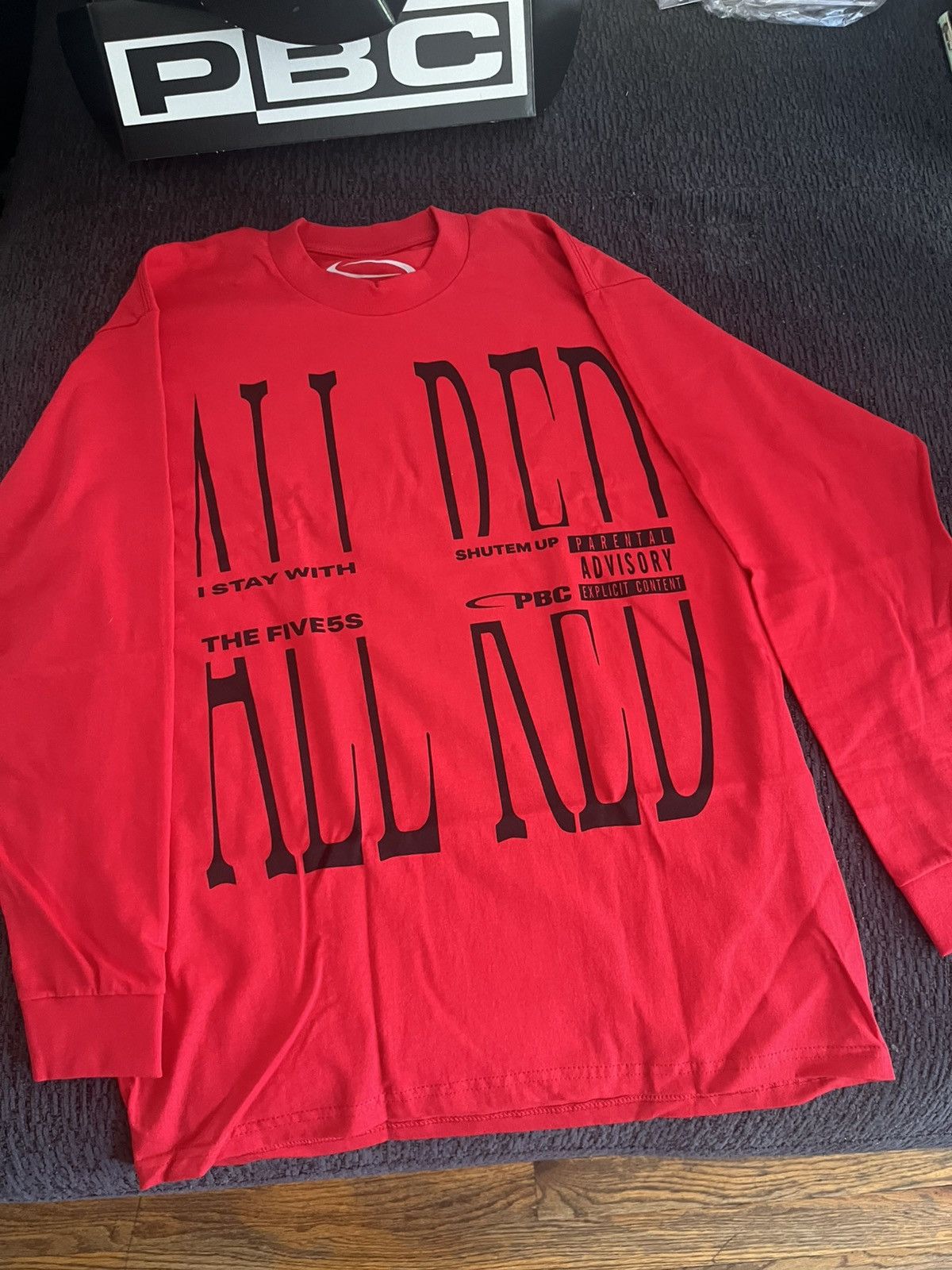 Destroy Lonely × Ken Carson × Playboi Carti Playboi carti Music all red long sleeve Size US M / EU 48-50 / 2 - 3 Thumbnail