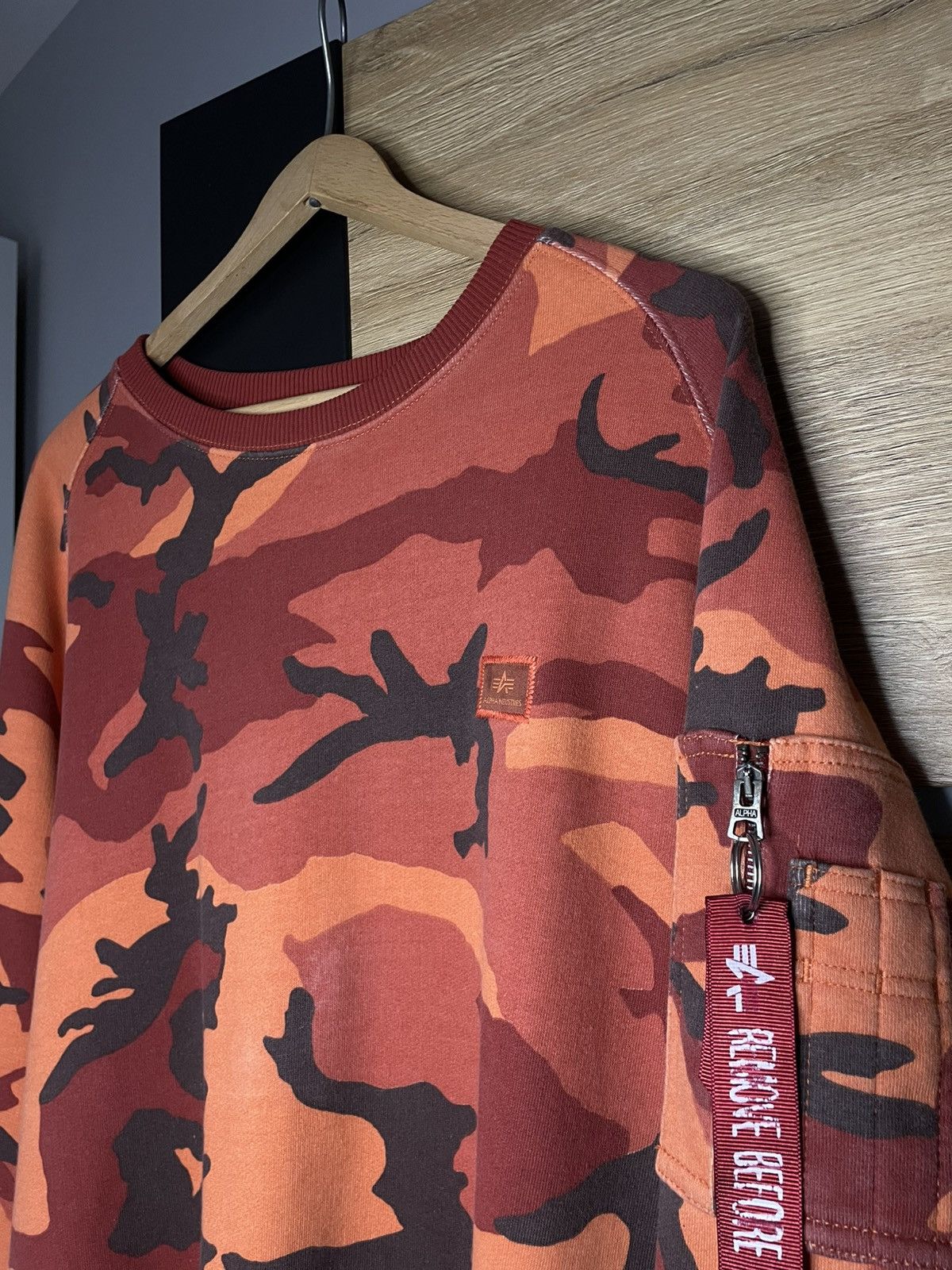 Alpha Industries Orange Alpha Industries Sweatshirt Size US L / EU 52-54 / 3 - 2 Thumbnail