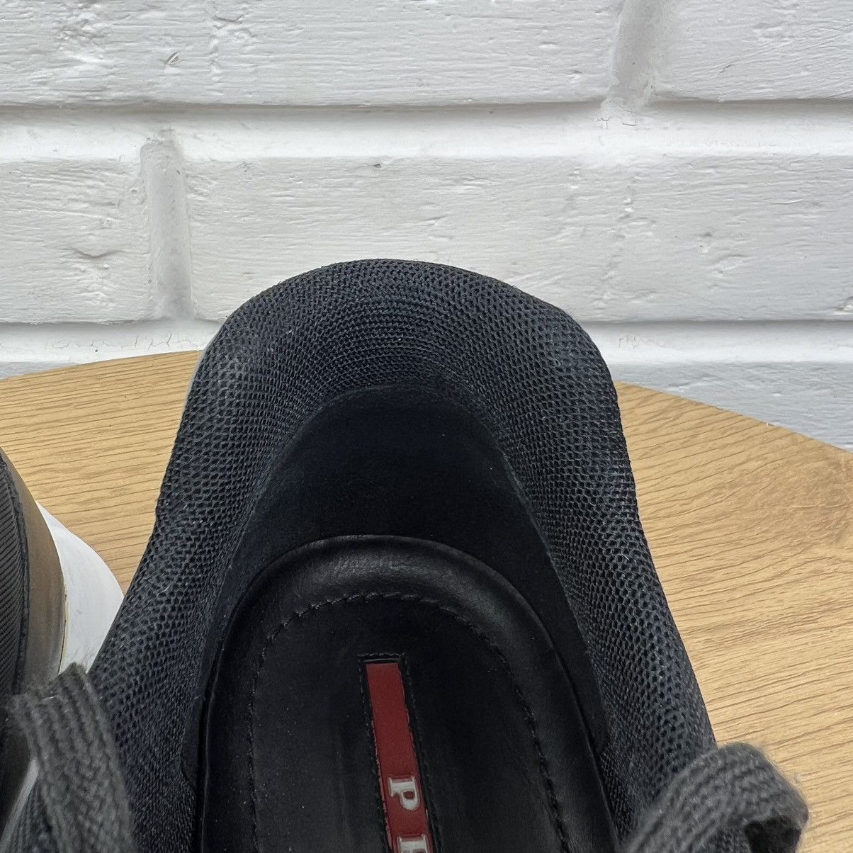 Prada PRADA Sneakers Nylon Shoes Tech Plum Side Logo Black Men’s Size US 11 / EU 44 - 14 Thumbnail