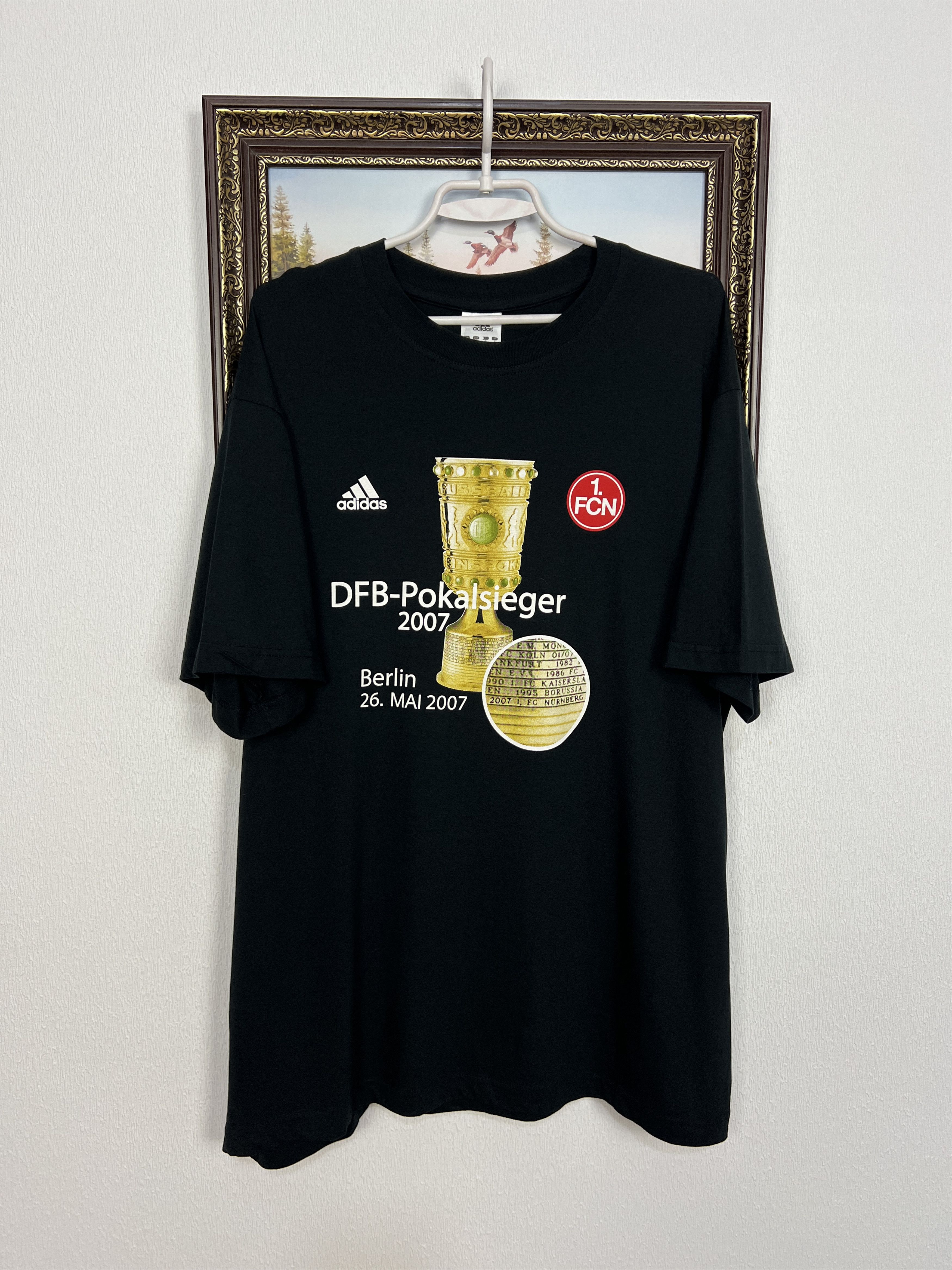 Adidas 1. FC Nurnberg Football Shirt Soccer Jersey Trikot Rare Size US XL / EU 56 / 4 - 1 Thumbnail