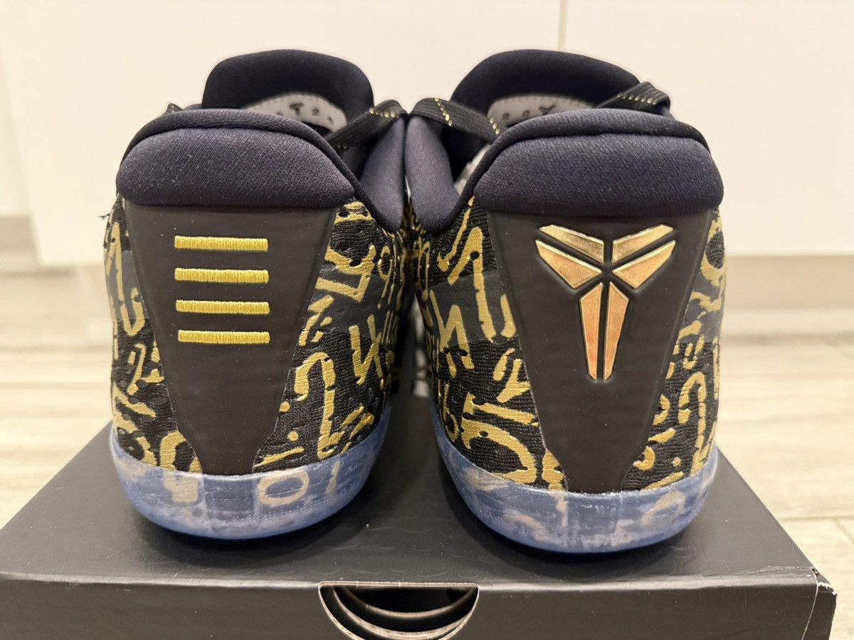Nike Nike Kobe 11 Protro Low Mamba Day Multi-Color Black Gold 12 Size US 12 / EU 45 - 8 Thumbnail