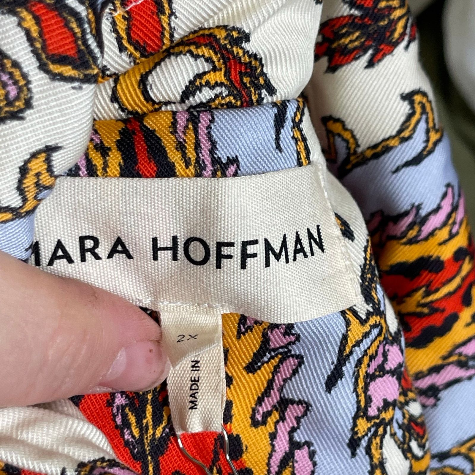 Mara Hoffman NWT MARA HOFFMAN Levine Paisley Quilted Coat sz 2X Size XXL / US 16-18 / IT 52-54 - 2 Thumbnail