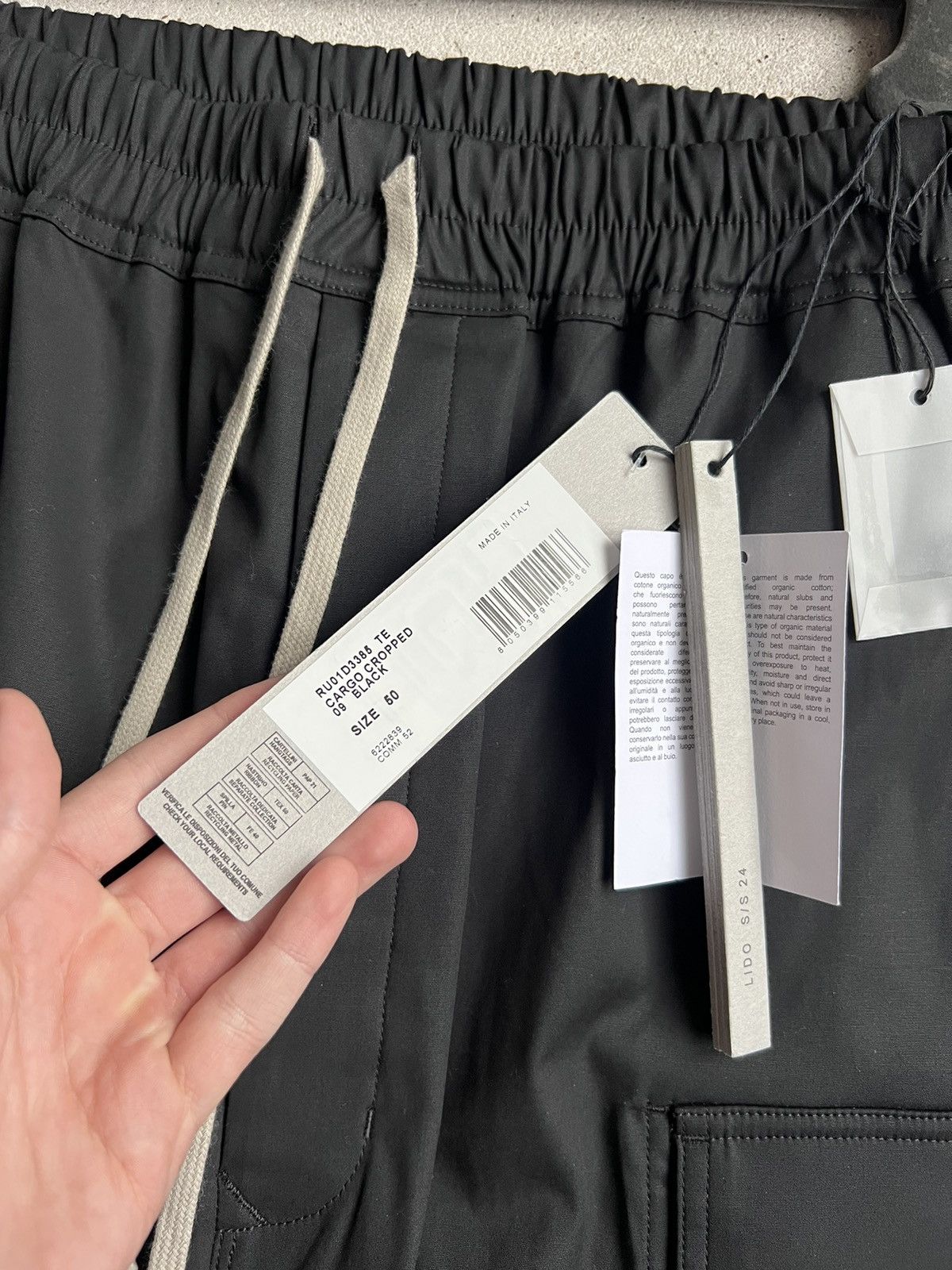 Rick Owens 💎SS24 Rick Owens Cargo Pants Size US 34 / EU 50 - 4 Thumbnail