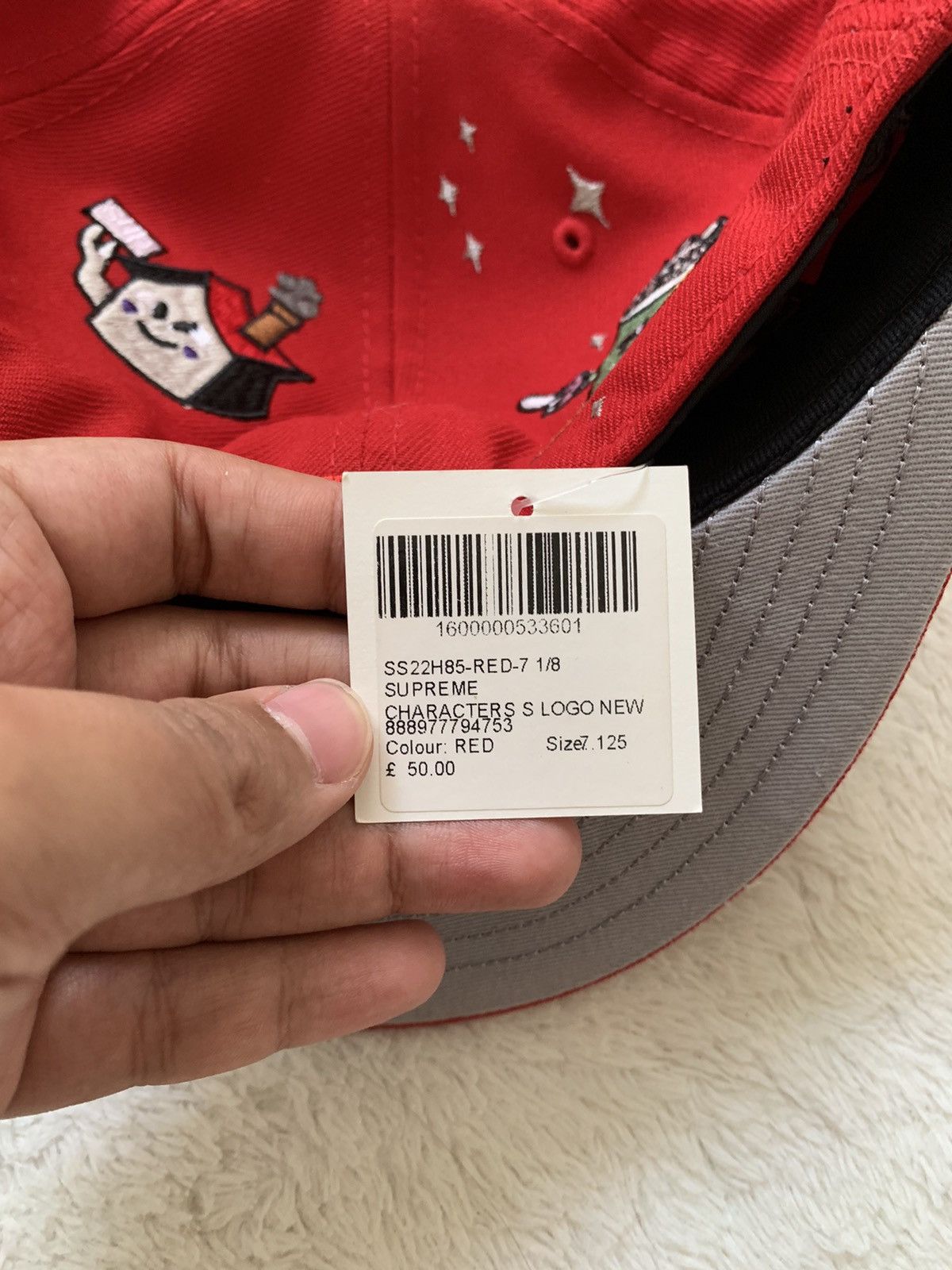 New Era × Supreme Supreme X New Era Characters S Logo SS22 Size 34 - 5 Thumbnail