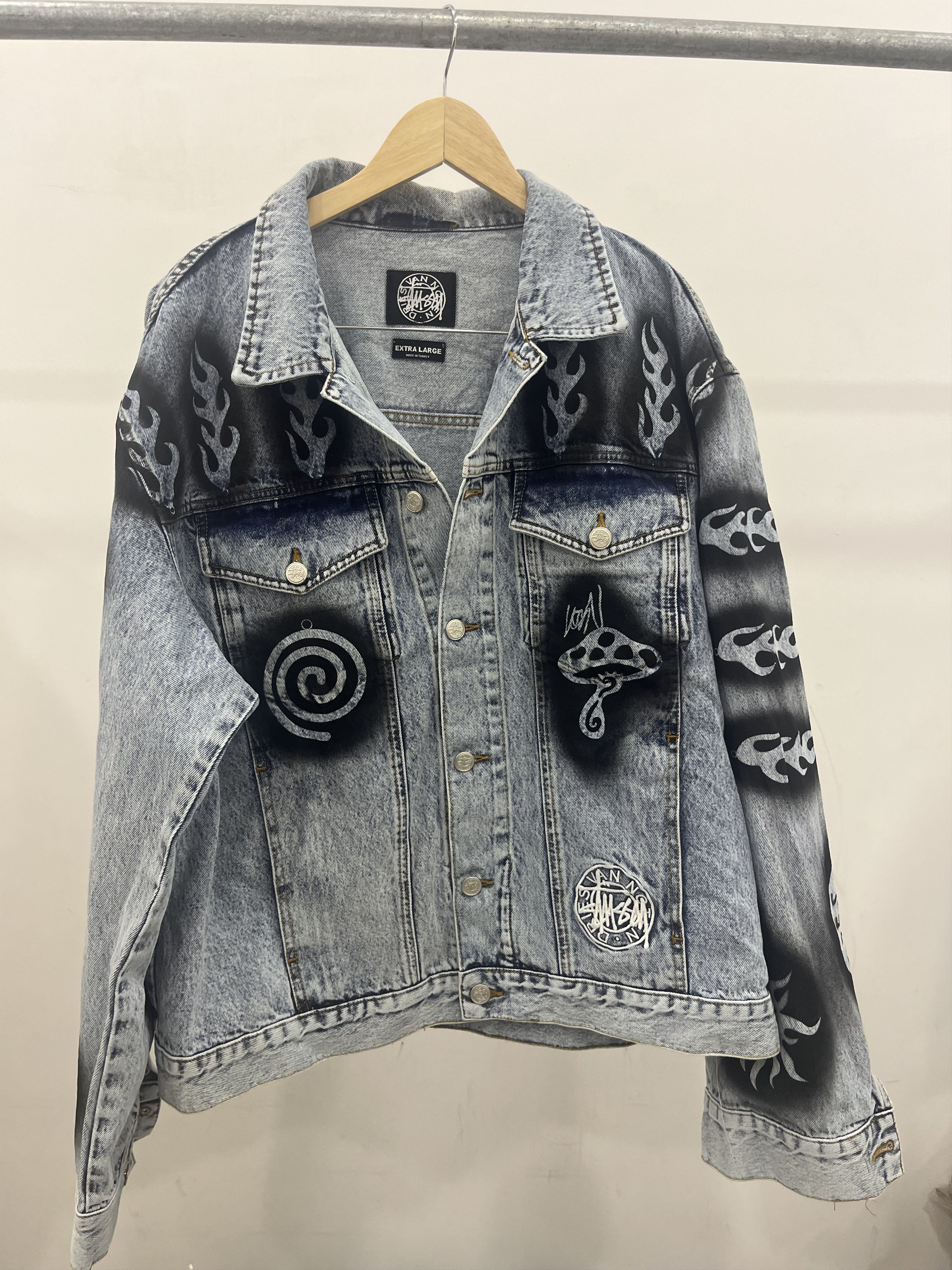 Dries Van Noten × Stussy TRUCKER JACKET DENIM Size US XL / EU 56 / 4 - 10 Thumbnail