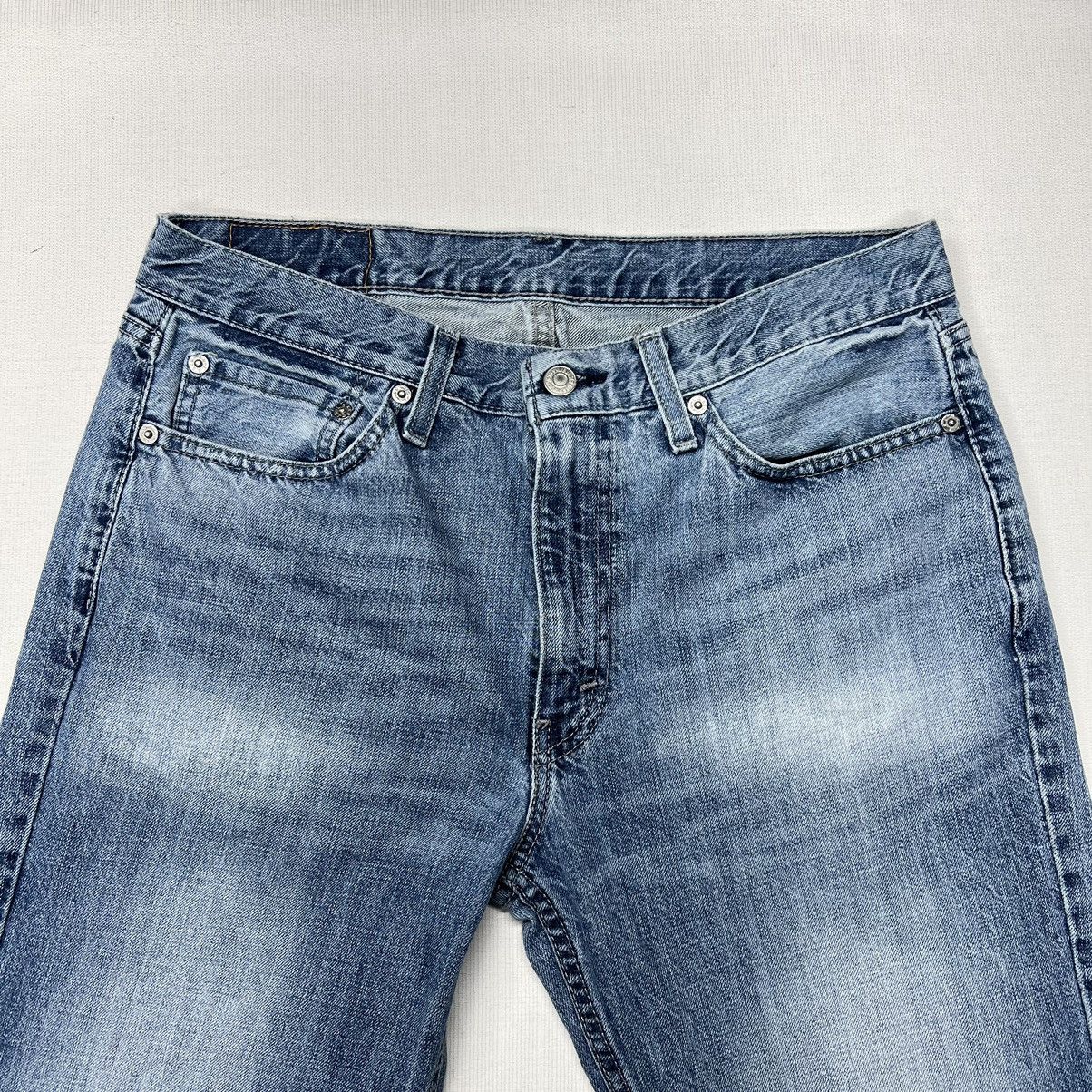 Levi's Levis 514 Jeans Straight Fit Regular Blue Faded Denim Size US 32 / EU 48 - 4 Thumbnail