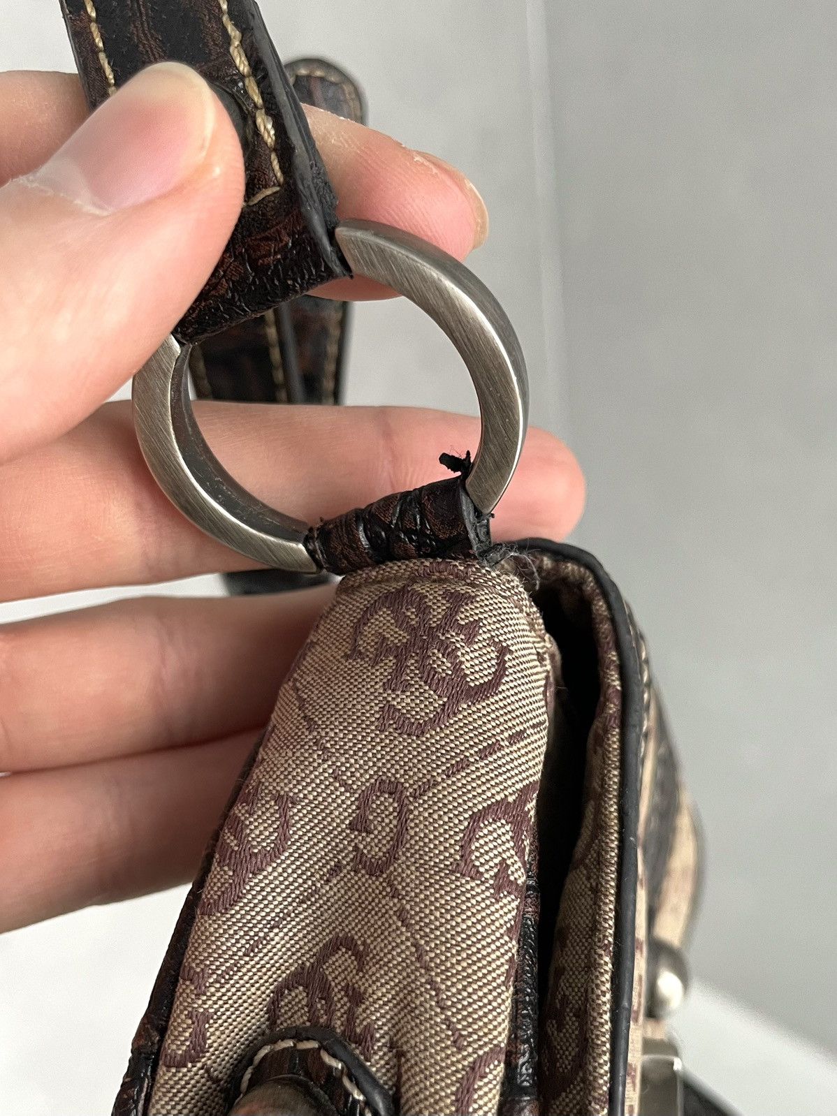 Guess Vintage Y2K Guess Monogram Crossbody Shoulder Bag Size ONE SIZE - 17 Thumbnail