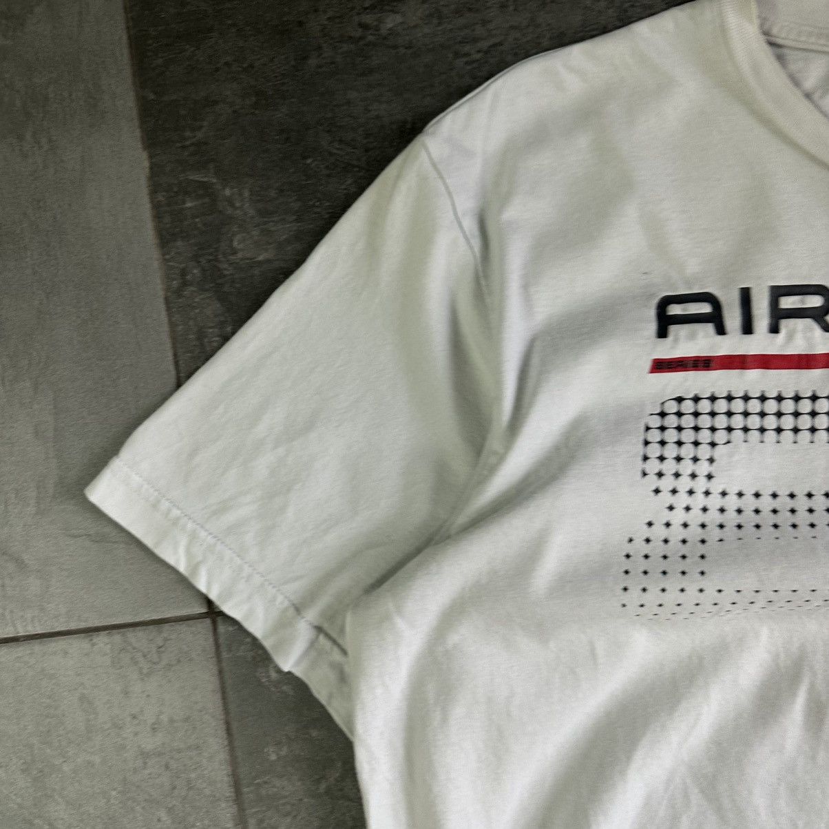 Nike × Vintage Vintage Nike Air Max T-shirts Trashed 00s Y2K USA Size US M / EU 48-50 / 2 - 6 Thumbnail