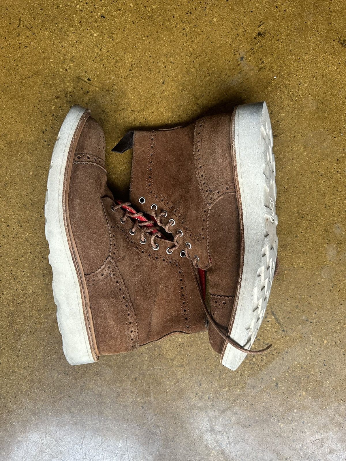 Junya Watanabe Junya Watanabe Man Tricker Snuff Repello Toe Cap Brogue Size US 10.5 / EU 43-44 - 3 Thumbnail