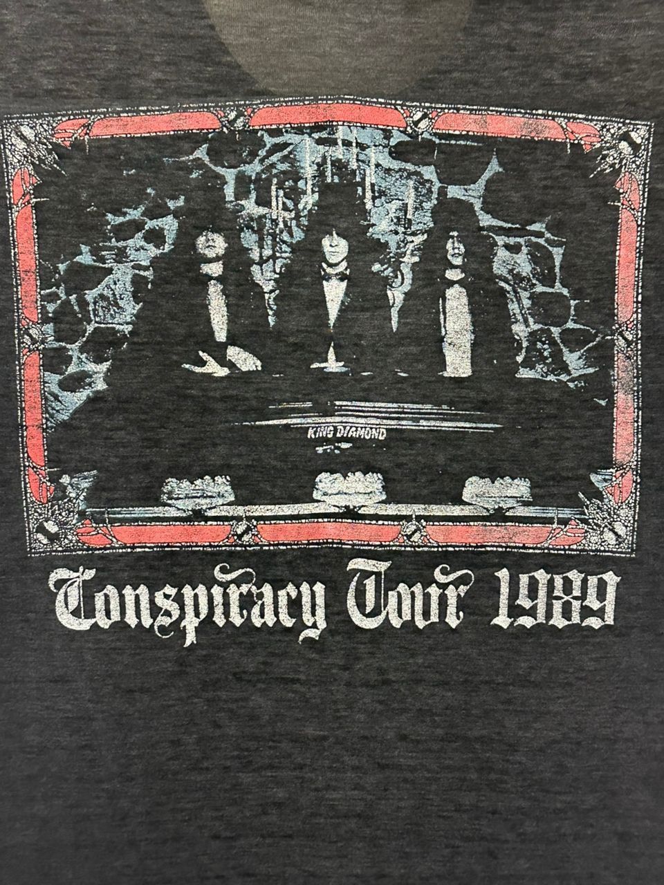 Band Tees × Vintage Vintage King Diamond 1989 Conspiracy Tour T-shirt Size US M / EU 48-50 / 2 - 4 Thumbnail