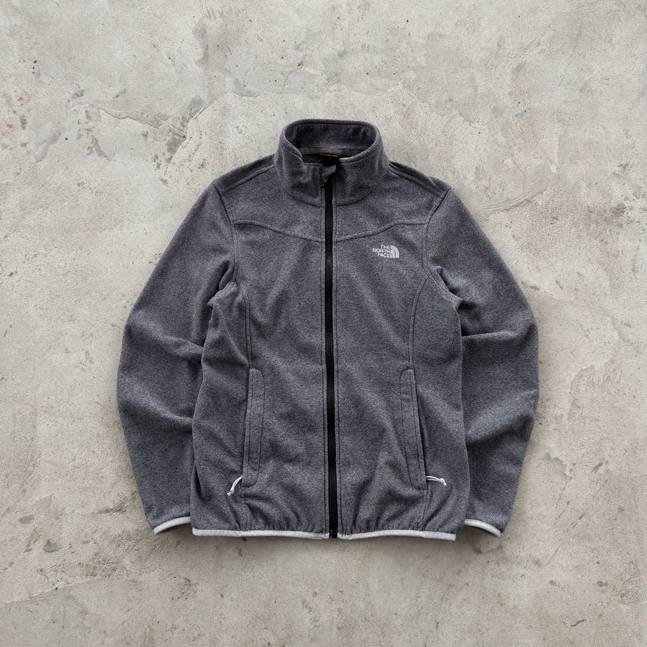 The North Face Vintage The North Face Grey Full Zip Fleece Jacket Size M / US 6-8 / IT 42-44 - 1 Thumbnail