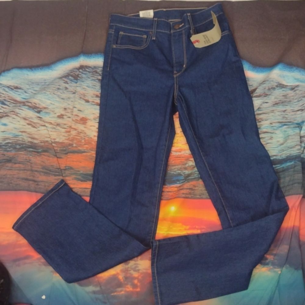 Levi's LEVI'S high rise straight jeans size 28x30 Size 28" / US 6 / IT 42 - 1 Thumbnail