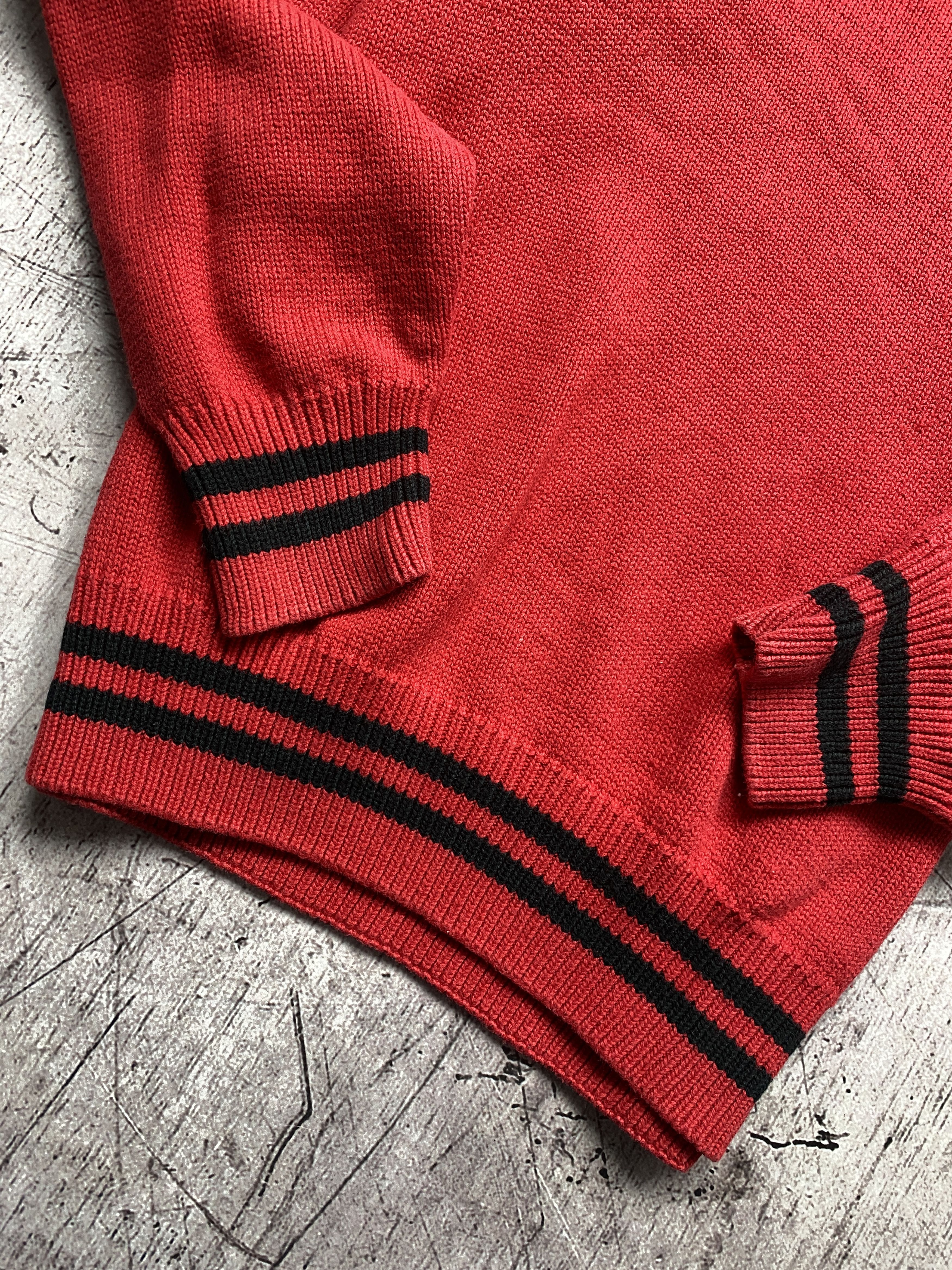 Nautica × Vintage Nautica Vintage Mens Big Logo Knit Sweater Size US M / EU 48-50 / 2 - 3 Thumbnail