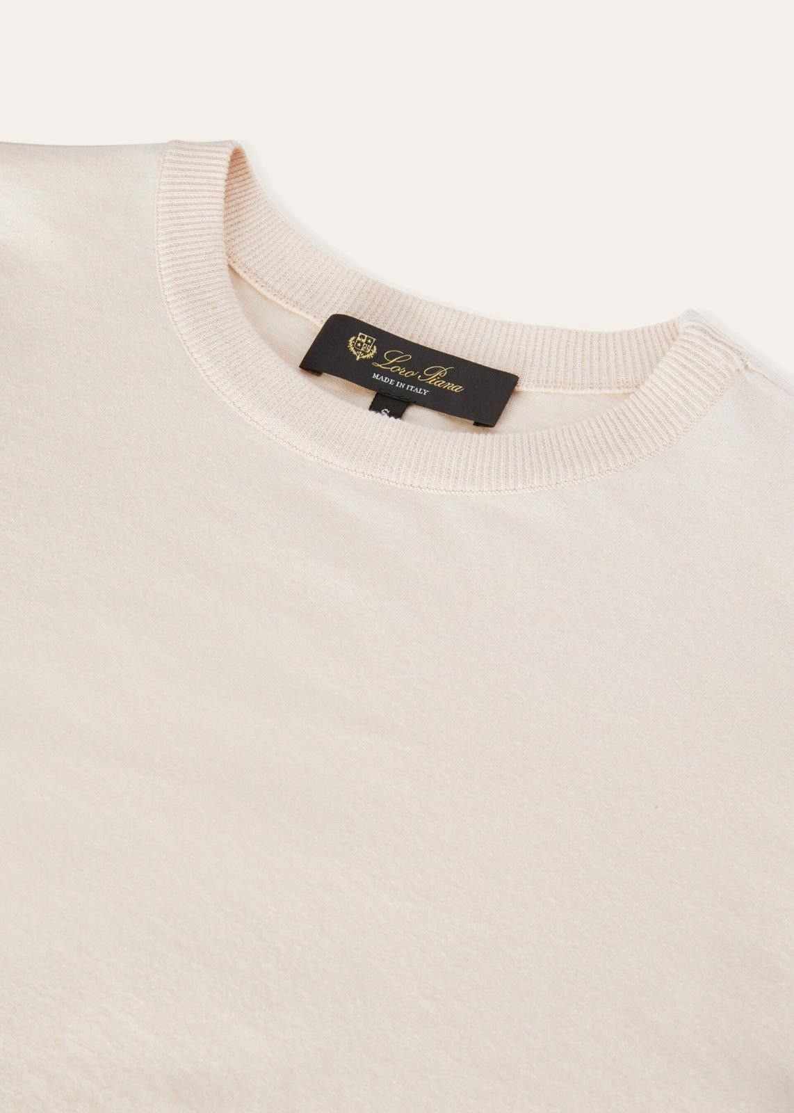 Loro Piana o1srvl11e0824 Hawke’S Short Sleeve T-Shirt in Light Pink Size XL / US 12-14 / IT 48-50 - 3 Thumbnail