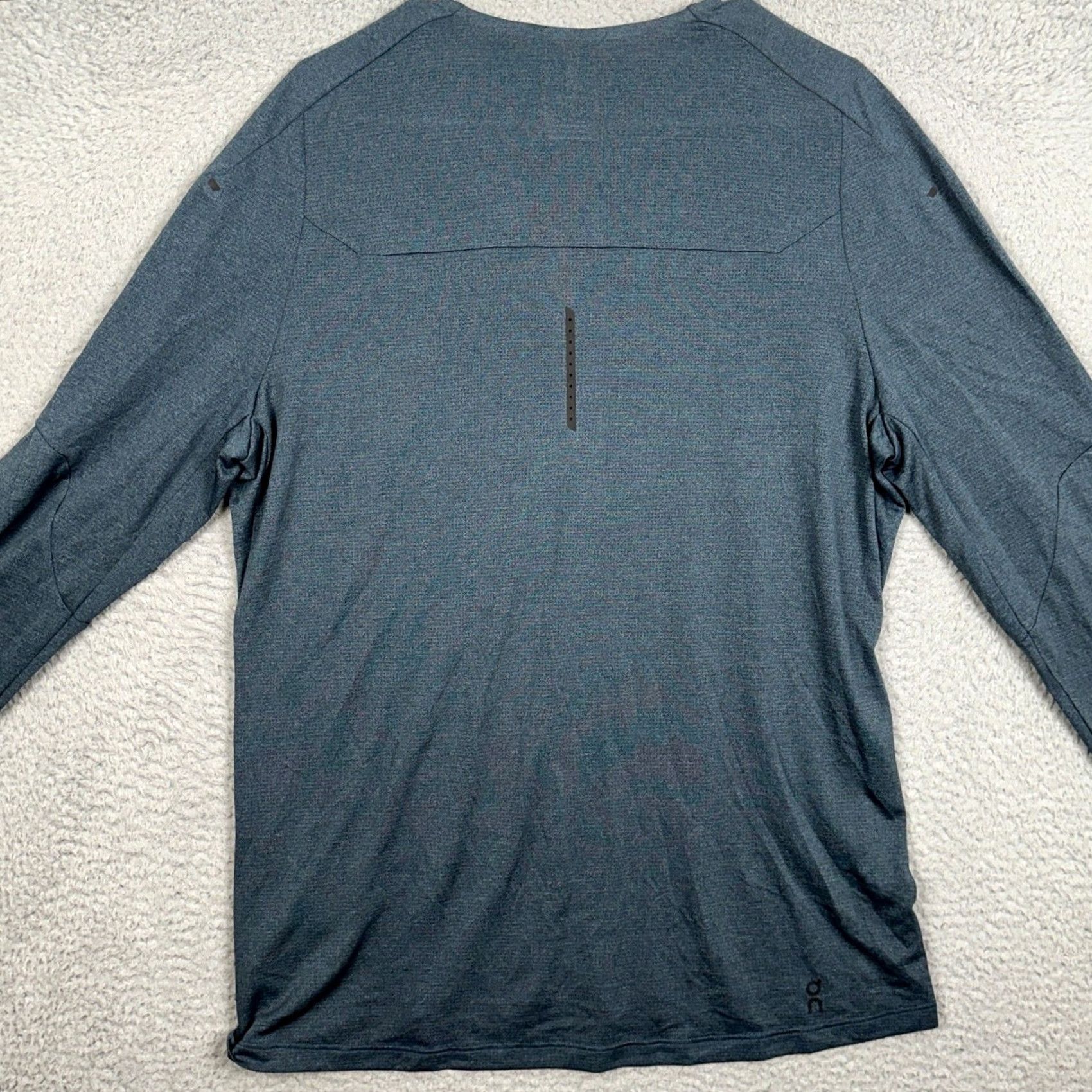 Vintage On Running Long-T T-Shirt Mens XL Gray Heather Lightweight Moisture Wicking Crew Neck Pullover Indoor Outdoor Athletic Golf Running Gym Training Size US XL / EU 56 / 4 - 2 Thumbnail