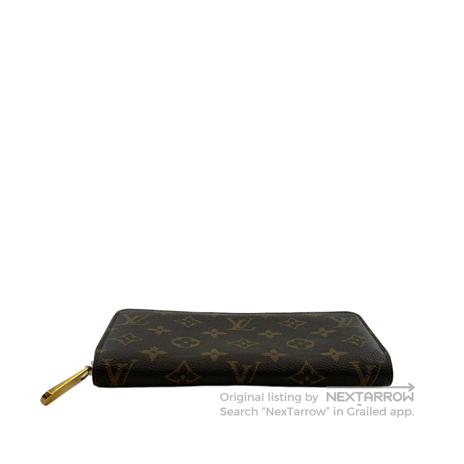 Louis Vuitton Louis Vuitton Dark Brown Logo Monogram Full Print Wallet| Size ONE SIZE - 5 Thumbnail