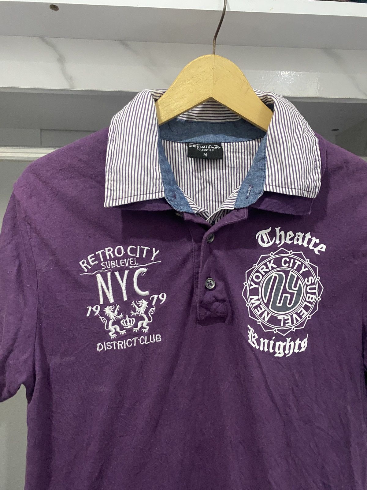 Hysteric Glamour Japanese Casual Polo Double Layer Shirt Hysteric Size US M / EU 48-50 / 2 - 3 Thumbnail
