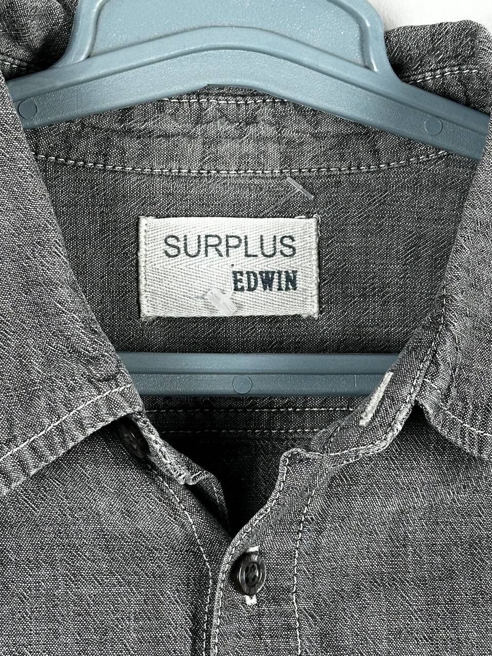 Edwin Edwin Surplus Japanese Denim Heavyweight Shirt Size US L / EU 52-54 / 3 - 8 Thumbnail