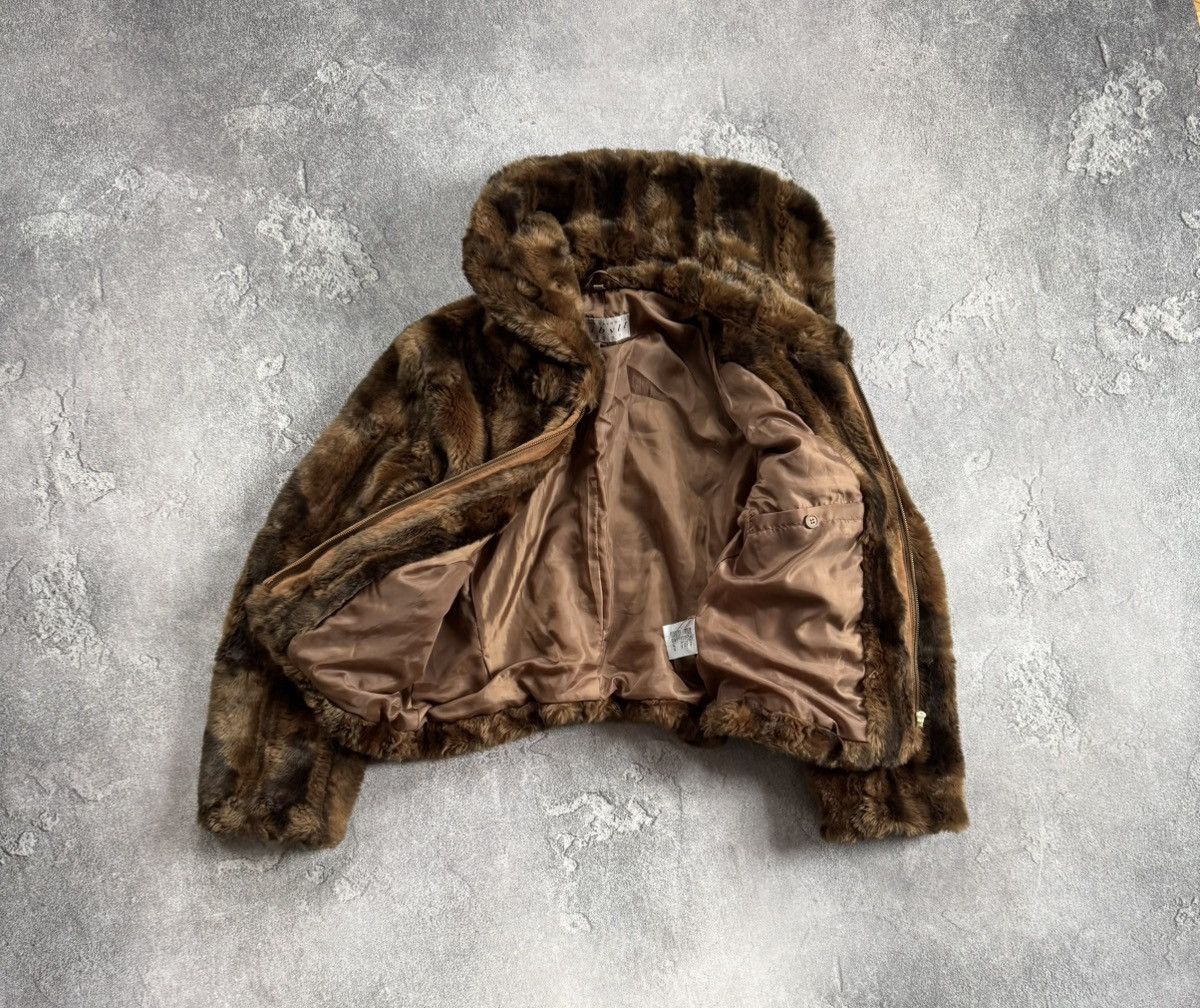 Hysteric Glamour CIBYLL 38/M retro vintage faux fur coat jacket Y2K L.G.B. Size M / US 6-8 / IT 42-44 - 8 Thumbnail