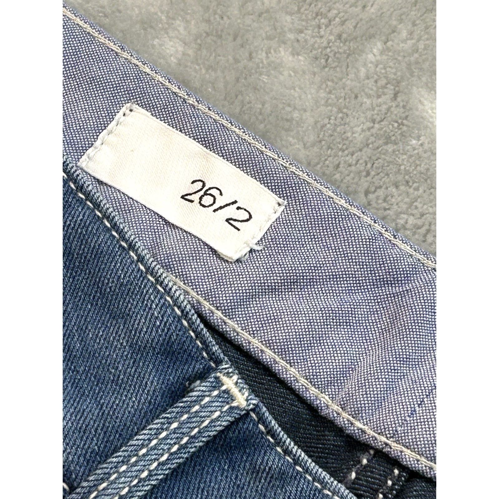 Gap VINTAGE Gap 1969 Y2K Jeans Womens Sz 26/2 Blue Slim Whiskered Straight Low Rise Beach Size 26" / US 2 / IT 38 - 7 Thumbnail