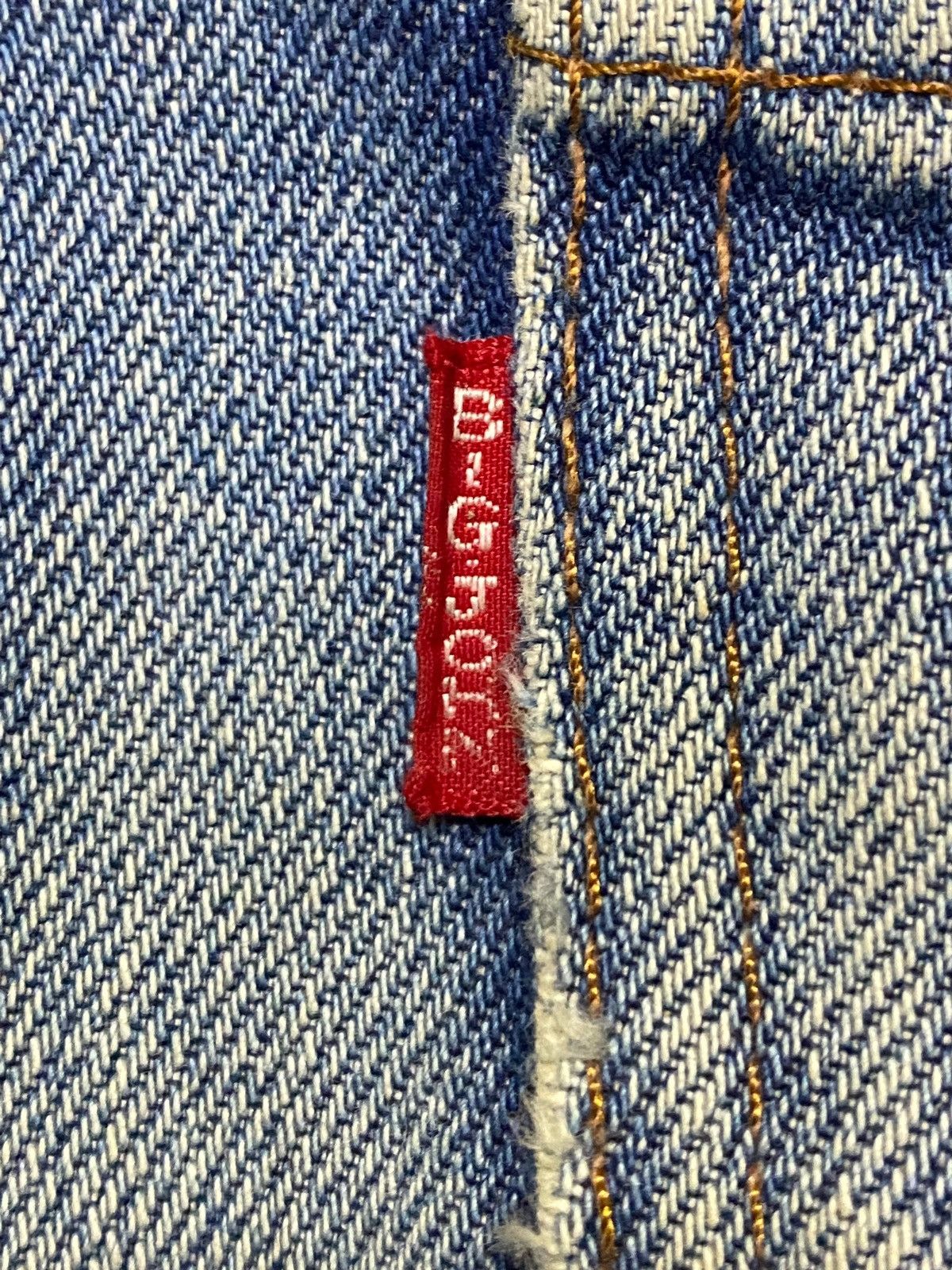 Big John Vintage Big John Mud Wash Distressed Loose Jeans Size US 29 - 12 Thumbnail