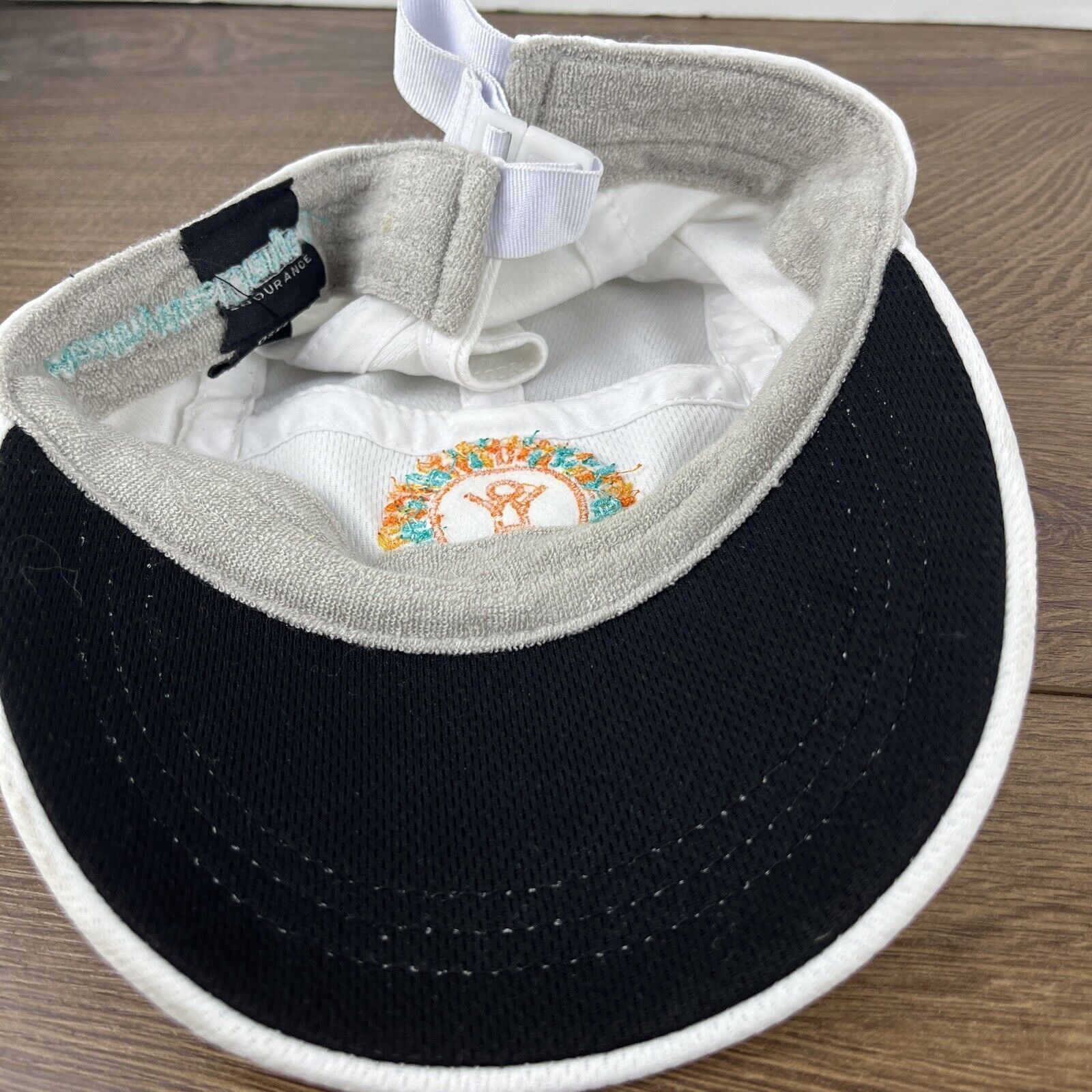 Other Healthy West Orange Hat White Hat Adjustable Adult Size Hat Size ONE SIZE - 13 Thumbnail