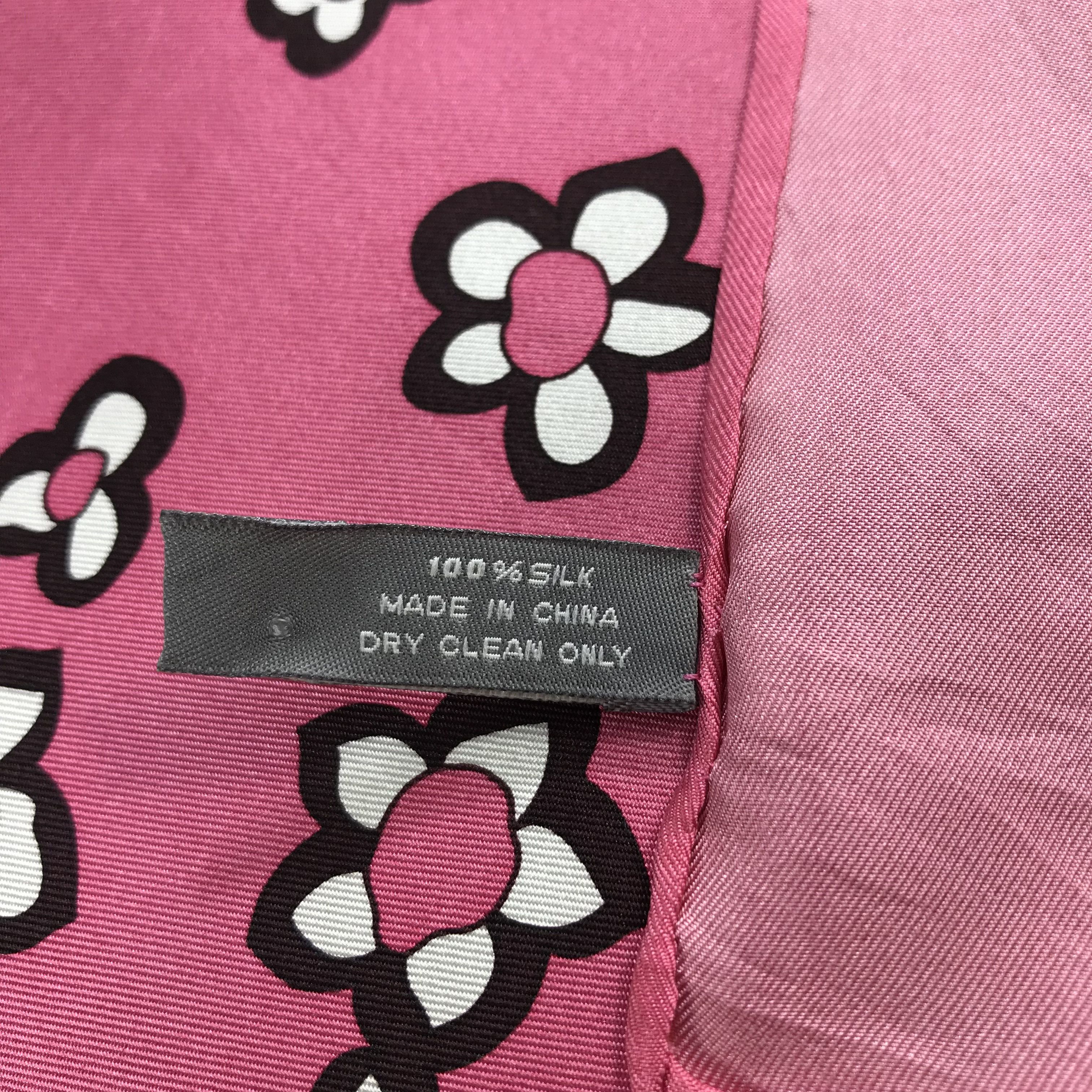 Ann Taylor Vintage Ann Taylor Floral Silk Scarf M131 Size ONE SIZE - 4 Thumbnail