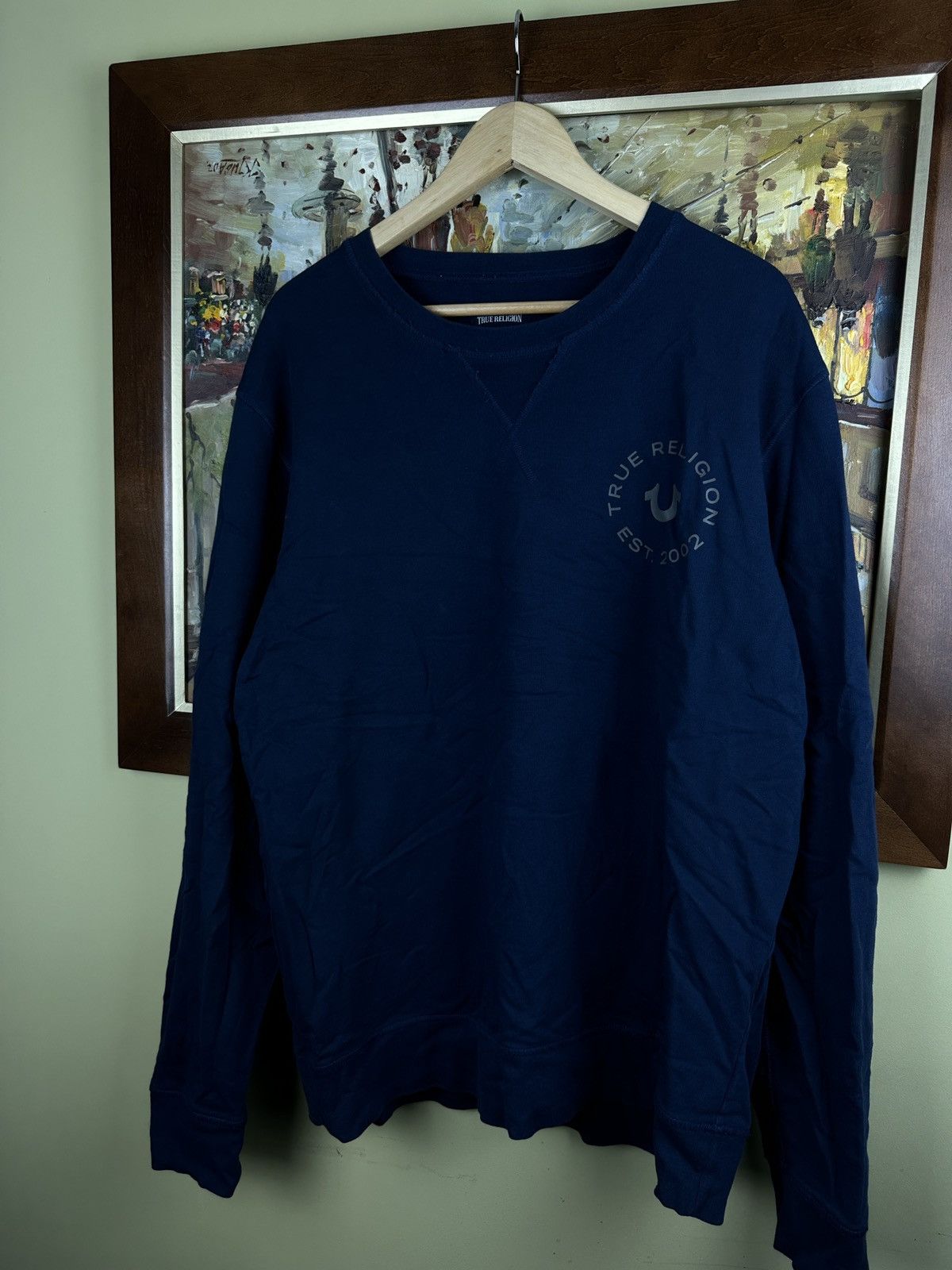 True Religion True Religion logo crewneck Size US XXL / EU 58 / 5 - 4 Thumbnail
