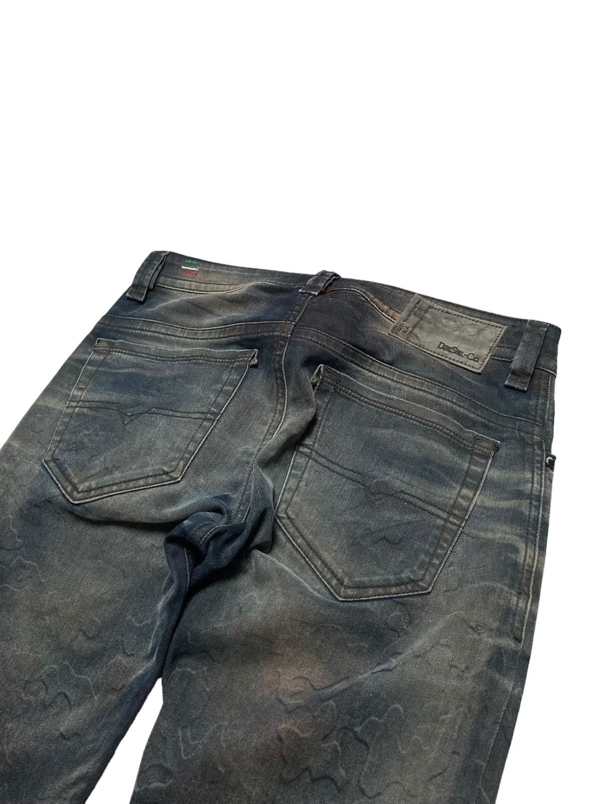 Diesel × Japanese Brand Vintage y2k Diesel Jeans Distressed Denim Faded Washed Size US 28 / EU 44 - 8 Thumbnail