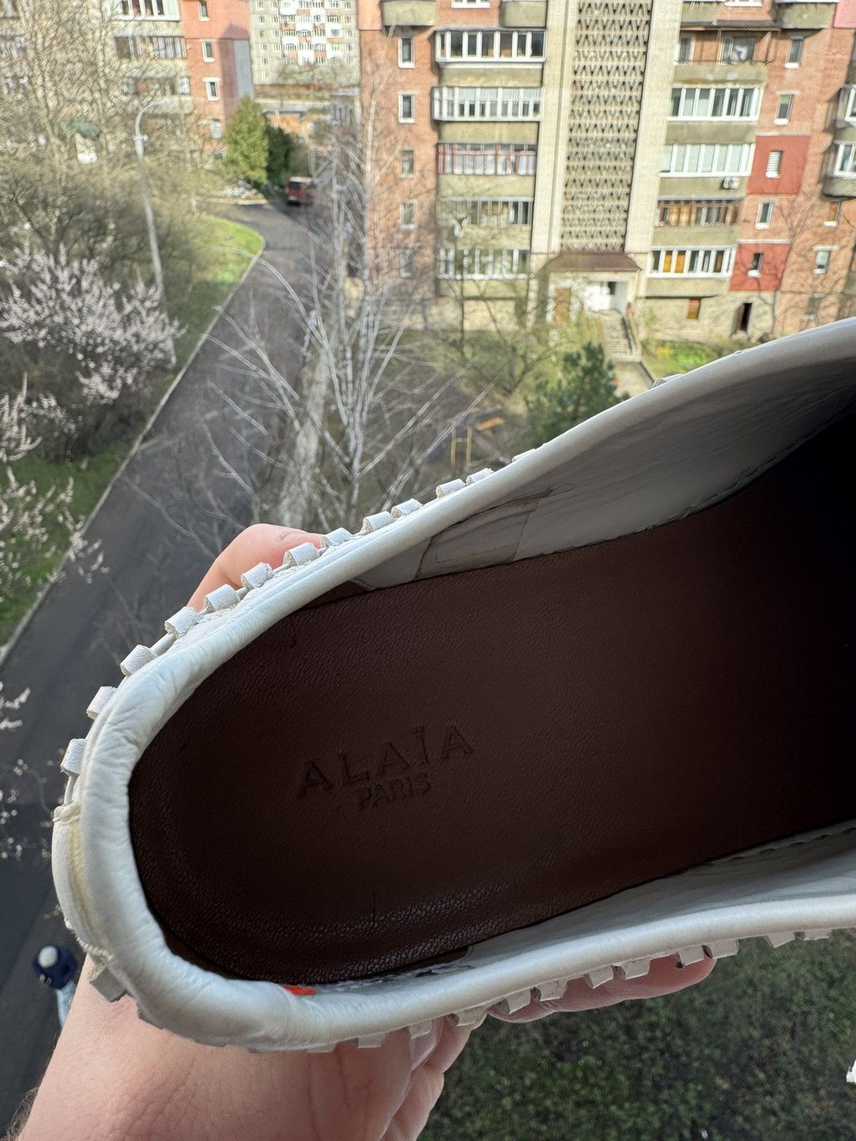 Alaia Alaia Alaïa Paris Leather Sneakers Size 41 Size US 10 / IT 40 - 12 Thumbnail