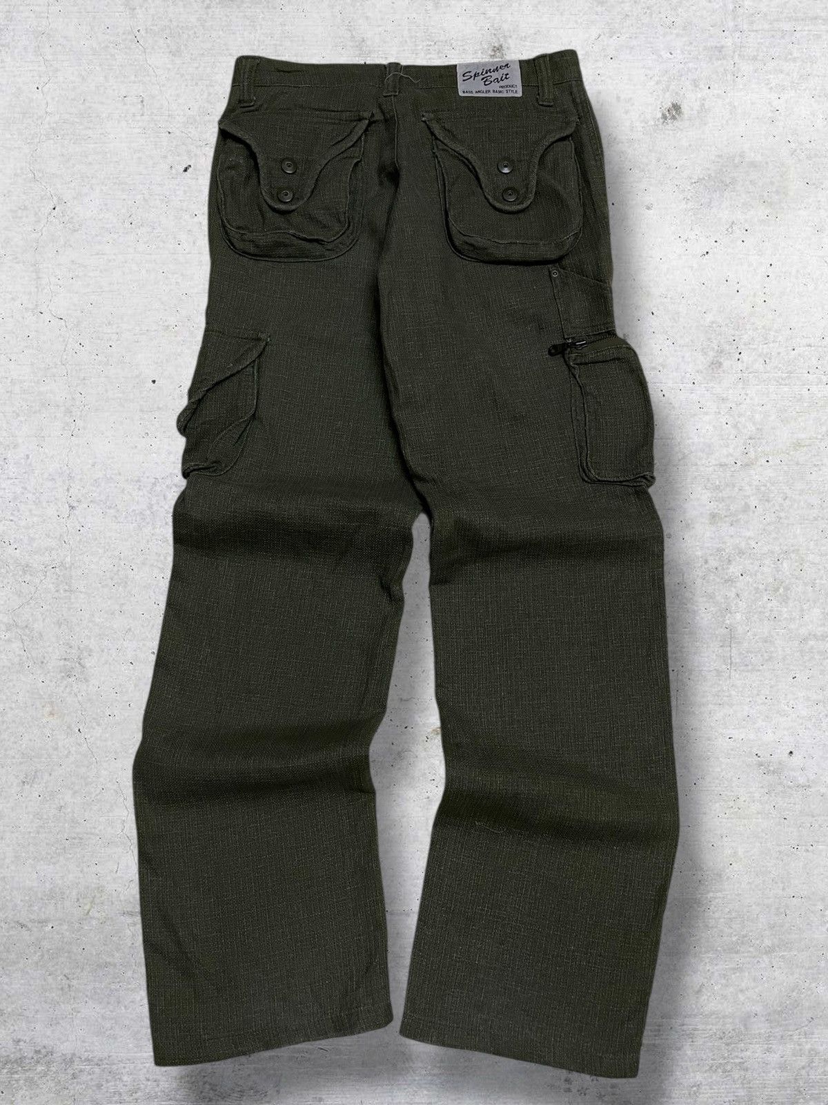 Japanese Brand VINTAGE SPINNER BAIT JAPAN DESIGNER CARGO ARMY LIKE GOA PANT Size US 29 - 8 Thumbnail