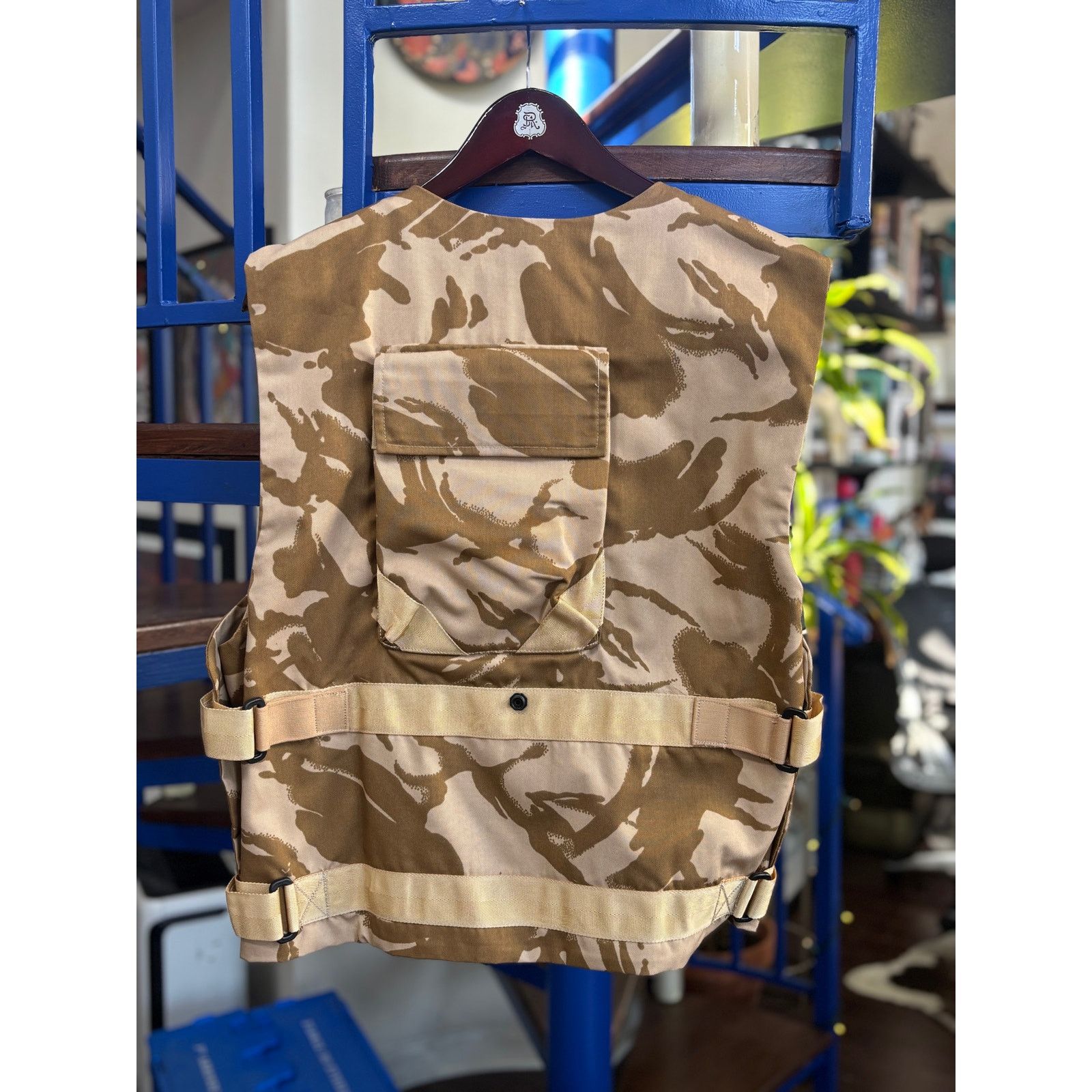FOR OTHERS Vintage UK/NATO Military Desert Camo Body Armour Cover Vest Size US L / EU 52-54 / 3 - 2 Thumbnail