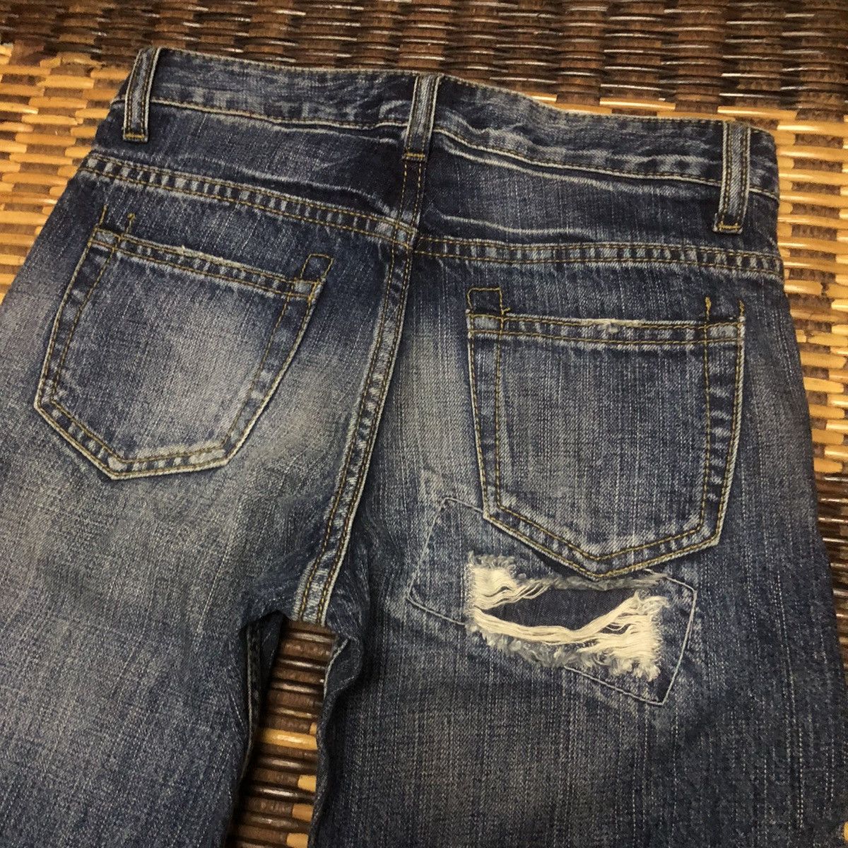 Japanese Brand × Vintage Back Number Jeans Size 27" / US 4 / IT 40 - 4 Thumbnail