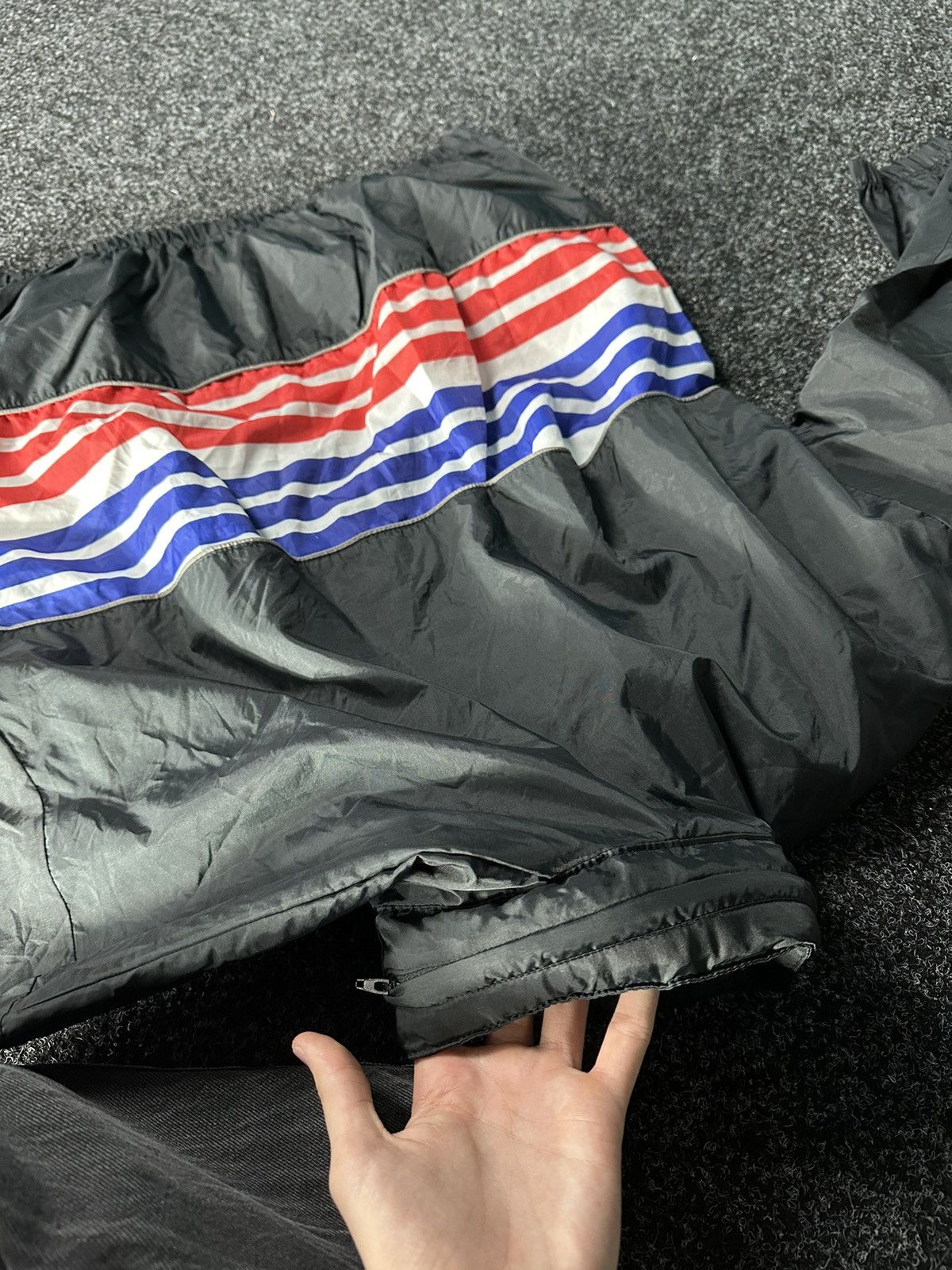 Adidas × Vintage 🚨 RARE ADIDAS 90S vintage windbreaker BIG LOGO Y2K hood Size US M / EU 48-50 / 2 - 11 Thumbnail