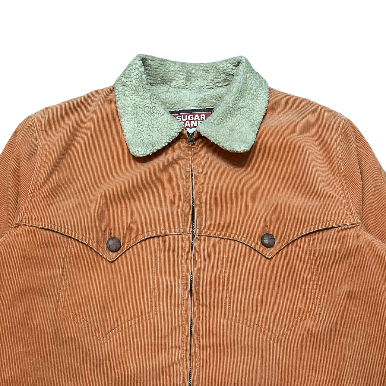 Sugar Cane Vintage Sugar Cane Corduroy Sherpa Zipper Jacket Size US L / EU 52-54 / 3 - 2 Thumbnail