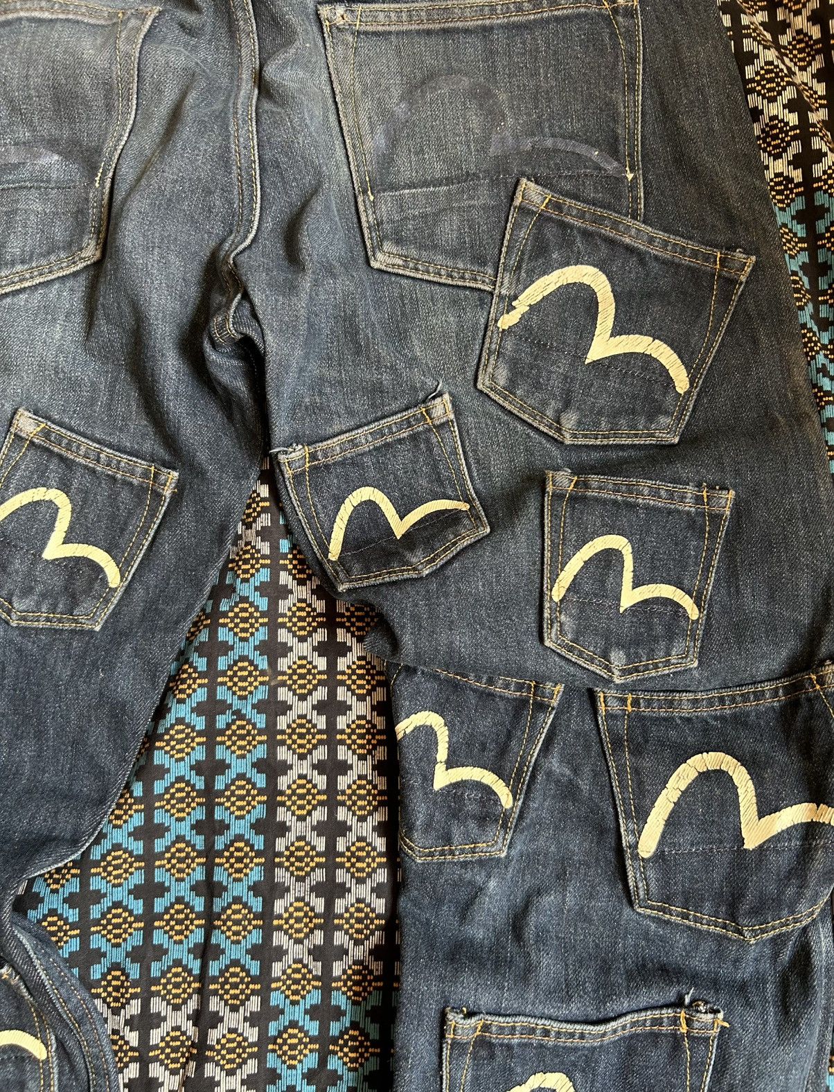 Evisu Evisu Selvedge Multi Pocket Denim Jeans W31 L32 Size US 31 - 9 Thumbnail