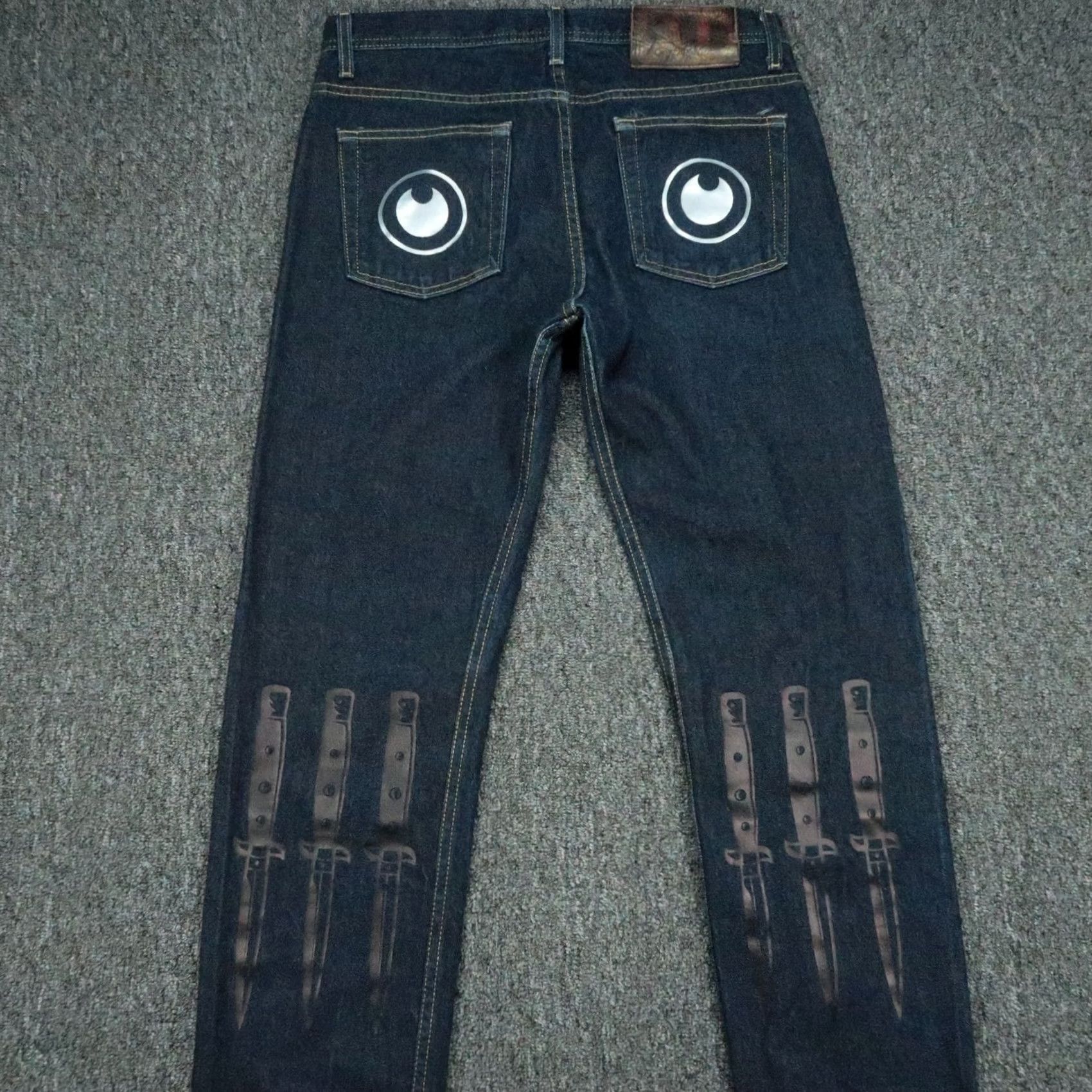 Vintage Naked & Famous Denim Jeans Mens 32x30 Dry Broken Twill Weird Guy Denim Shirt? Size US 32 / EU 48 - 7 Thumbnail